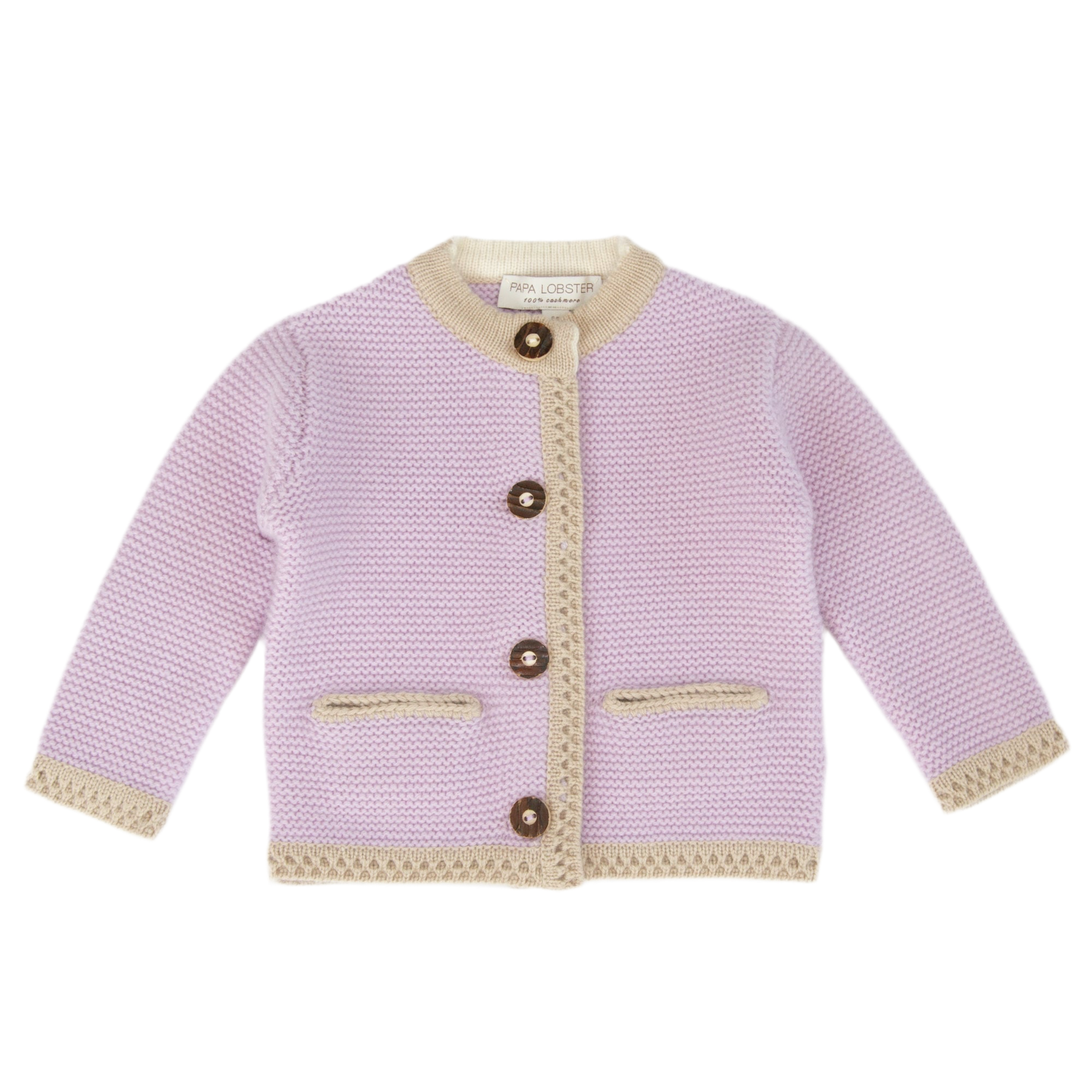 Children's Cashmere Cardigan Light Blue – Mauve