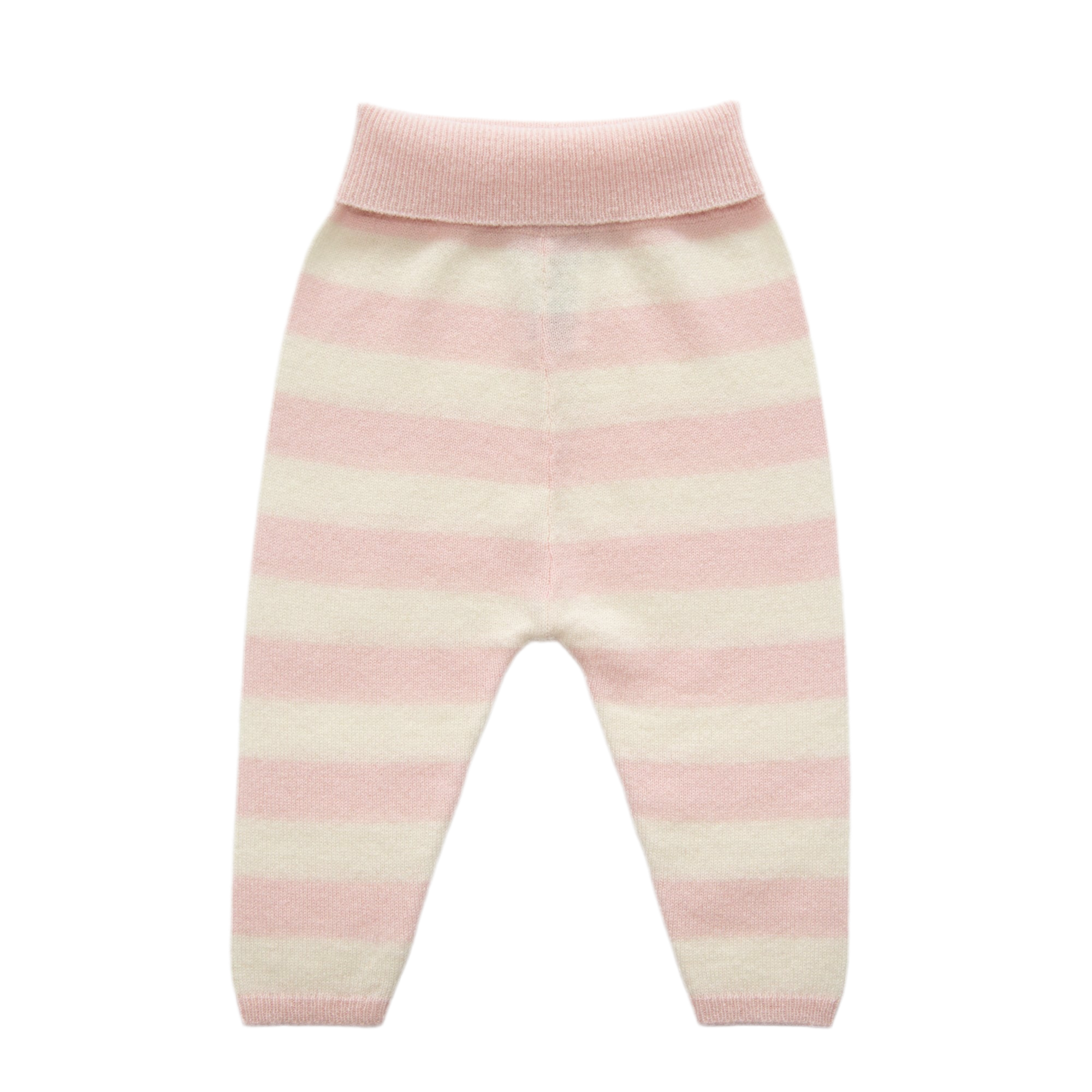 BOBBY cashmere baby pants with stripes
