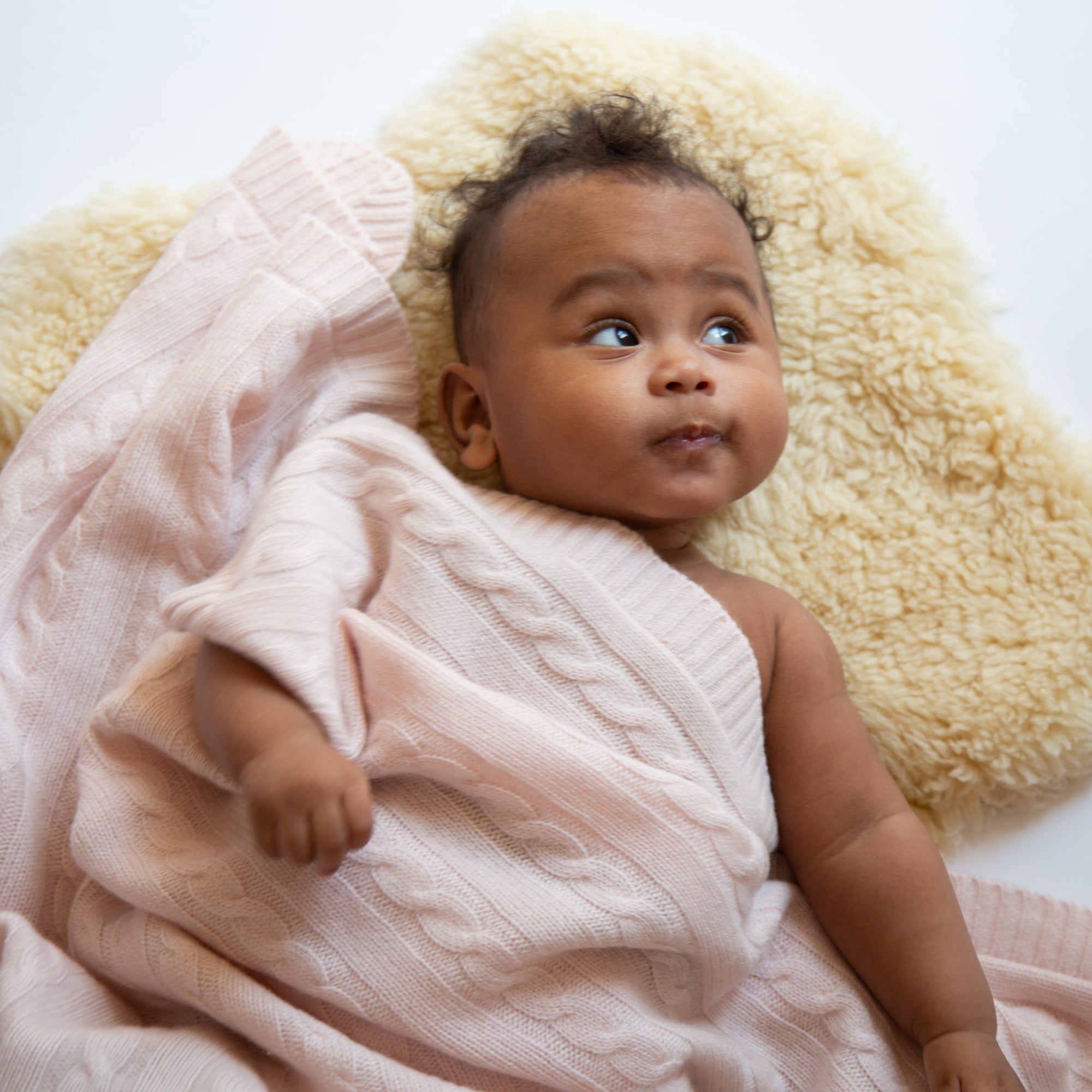 SHILOH X cashmere baby blanket