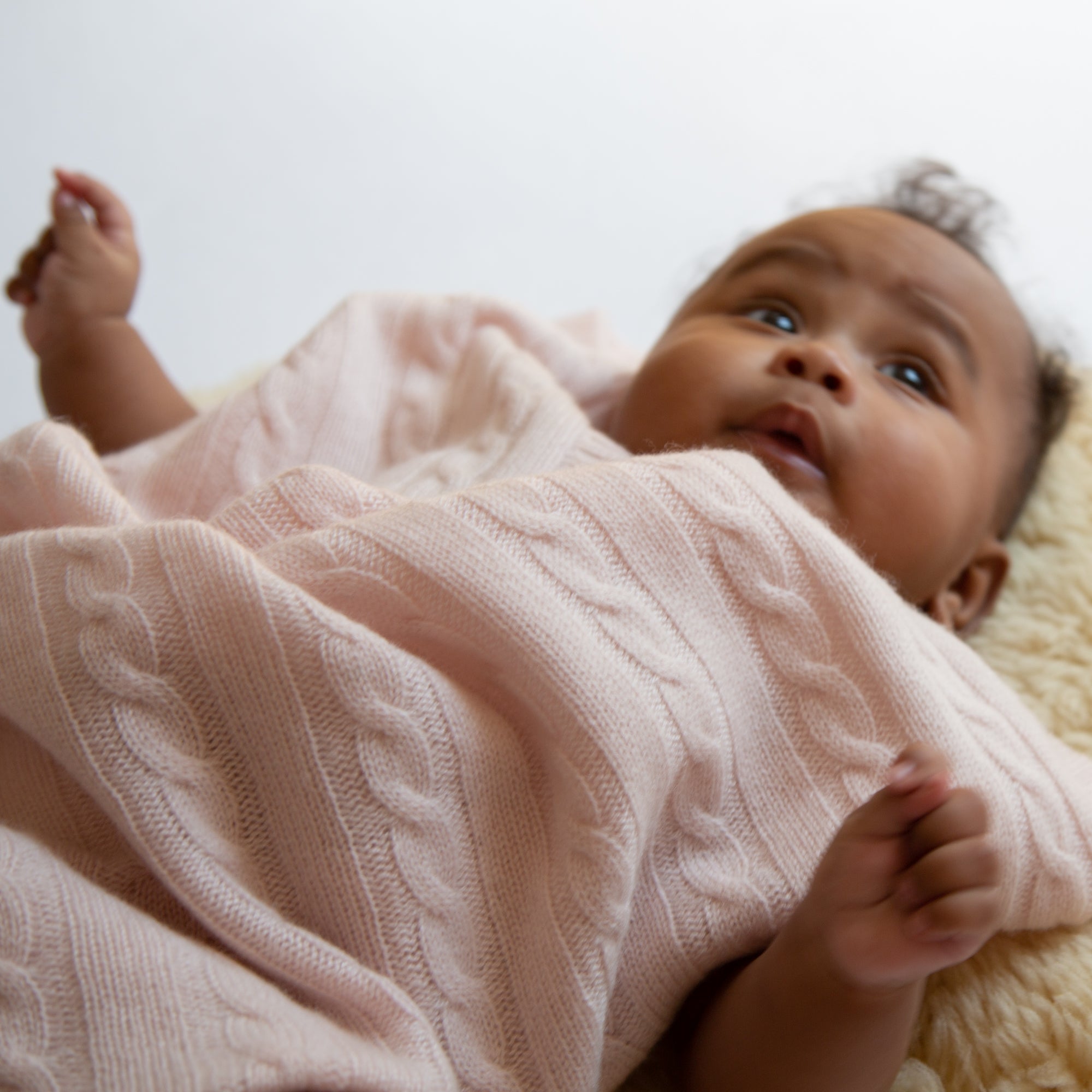 SHILOH X cashmere baby blanket