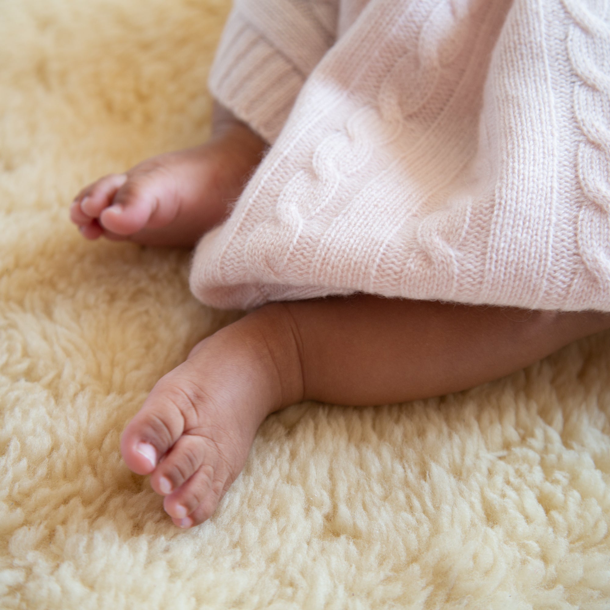 SHILOH X cashmere baby blanket