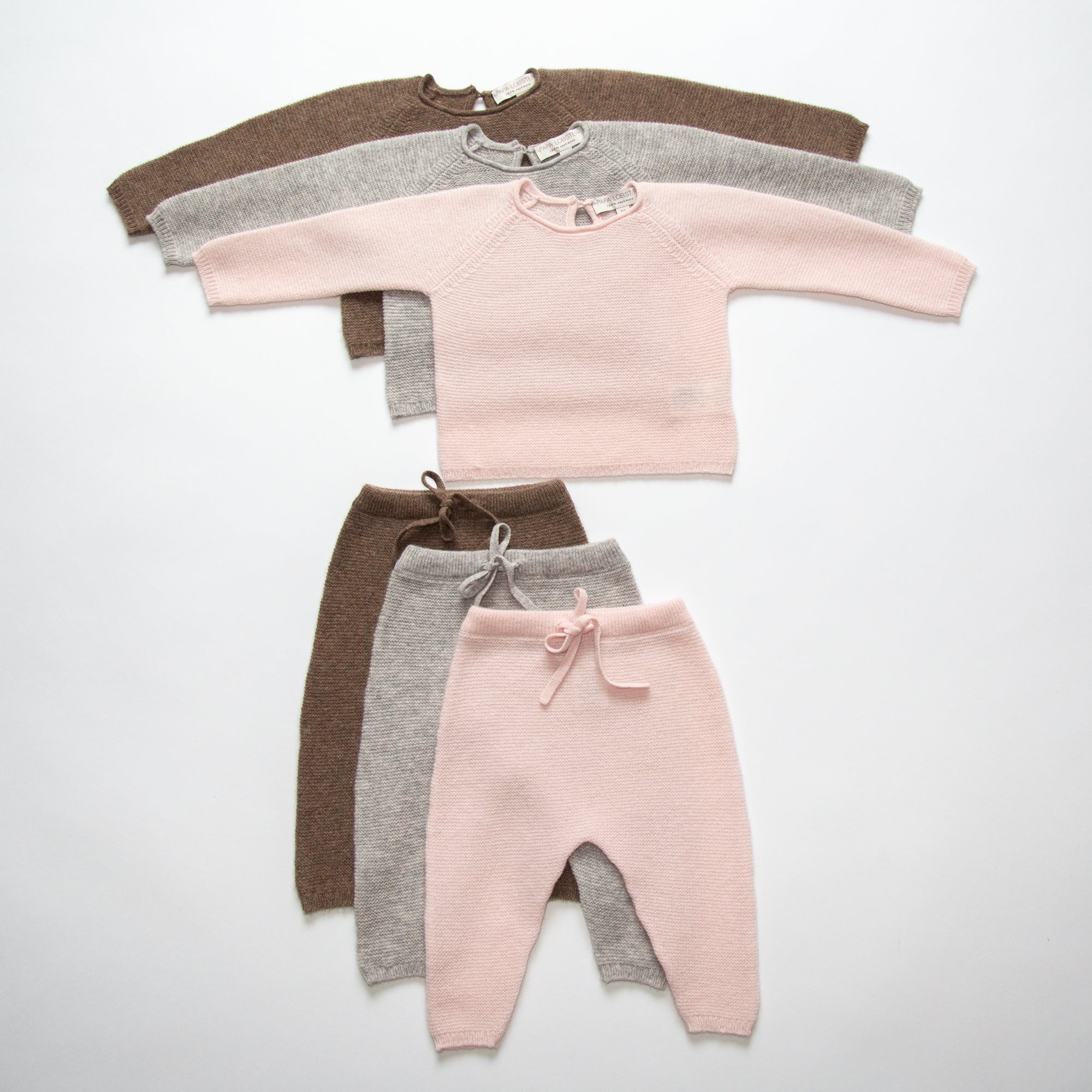 ANOUK cashmere baby set (sweater & trousers)
