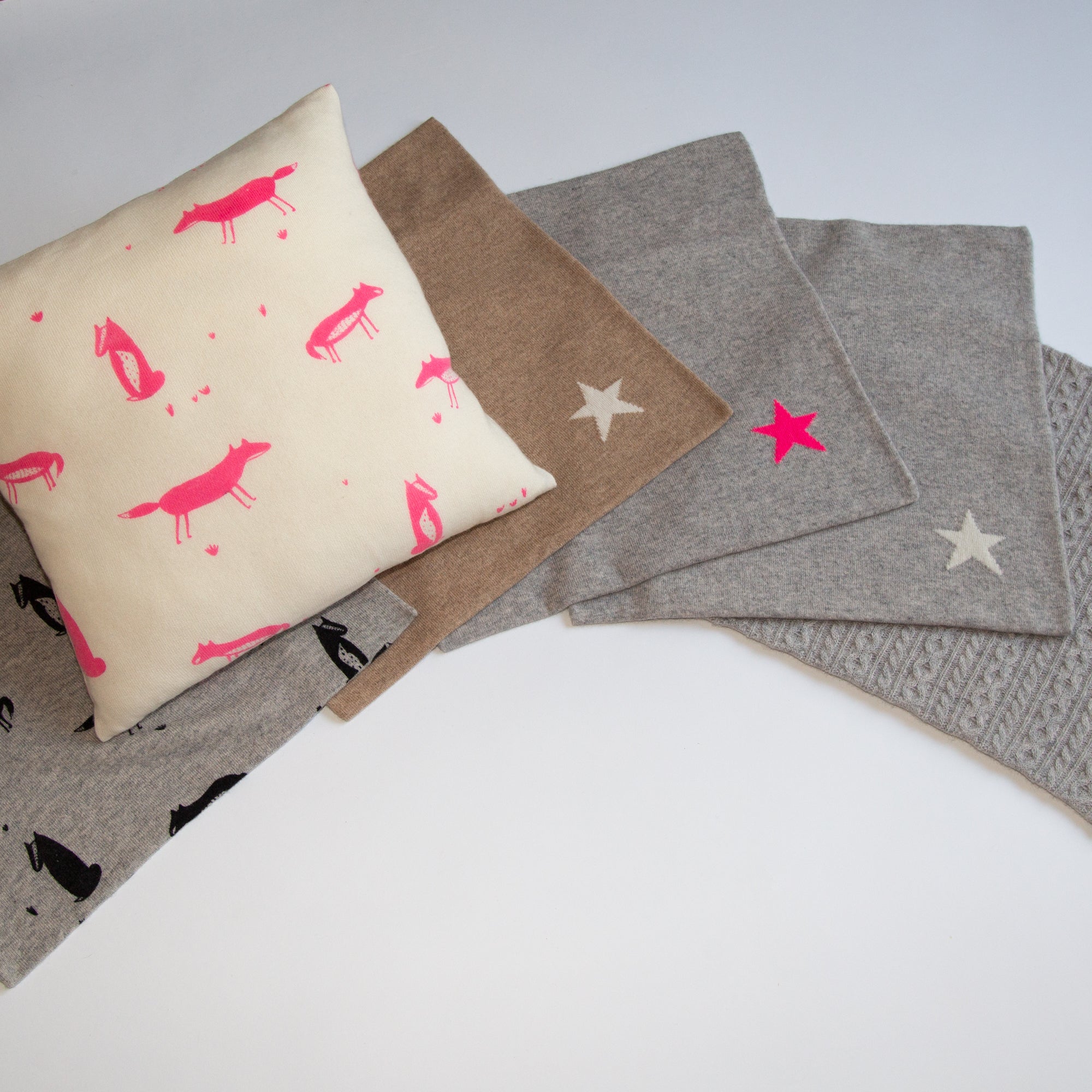 STAR cashmere cushion cover