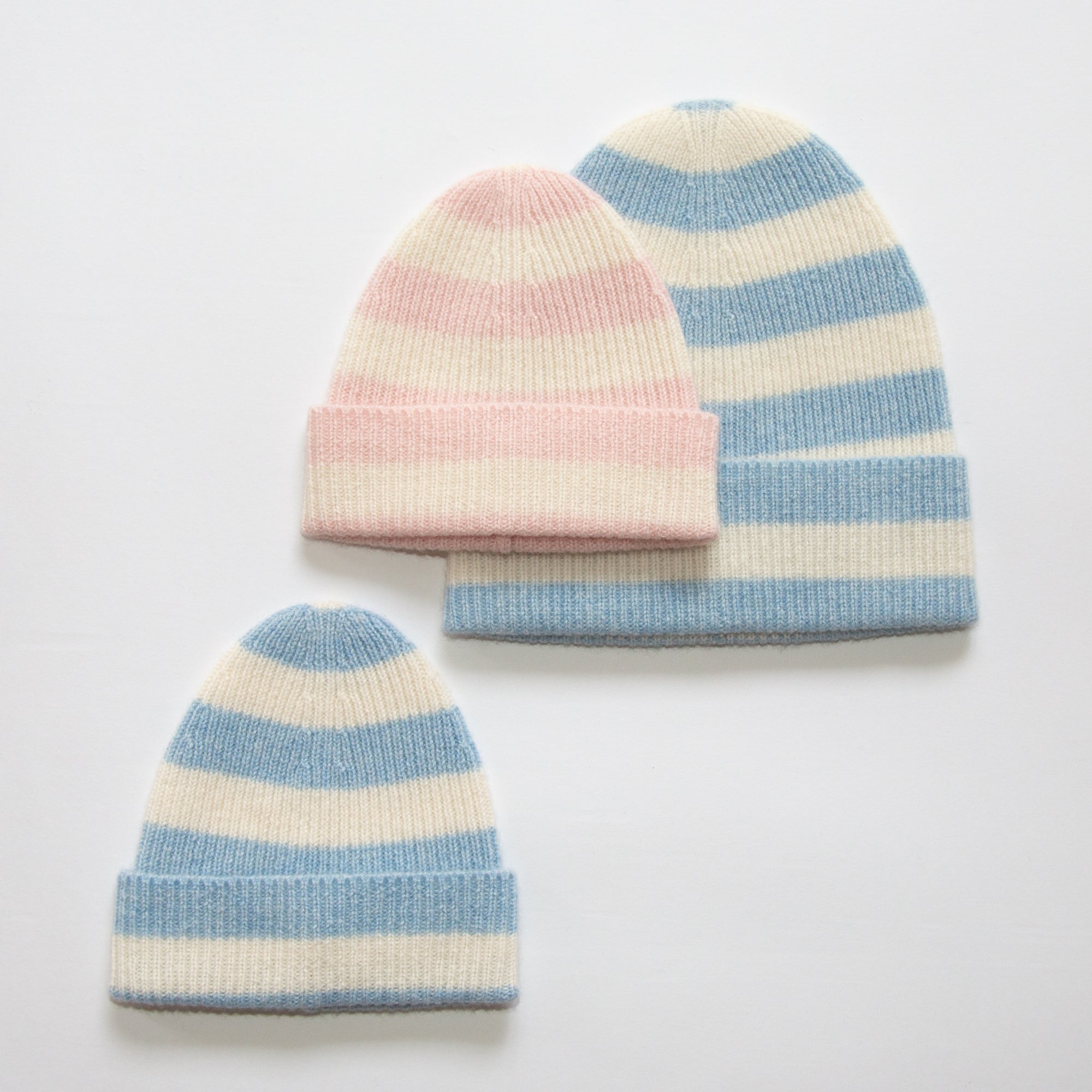 MALU hat with stripes