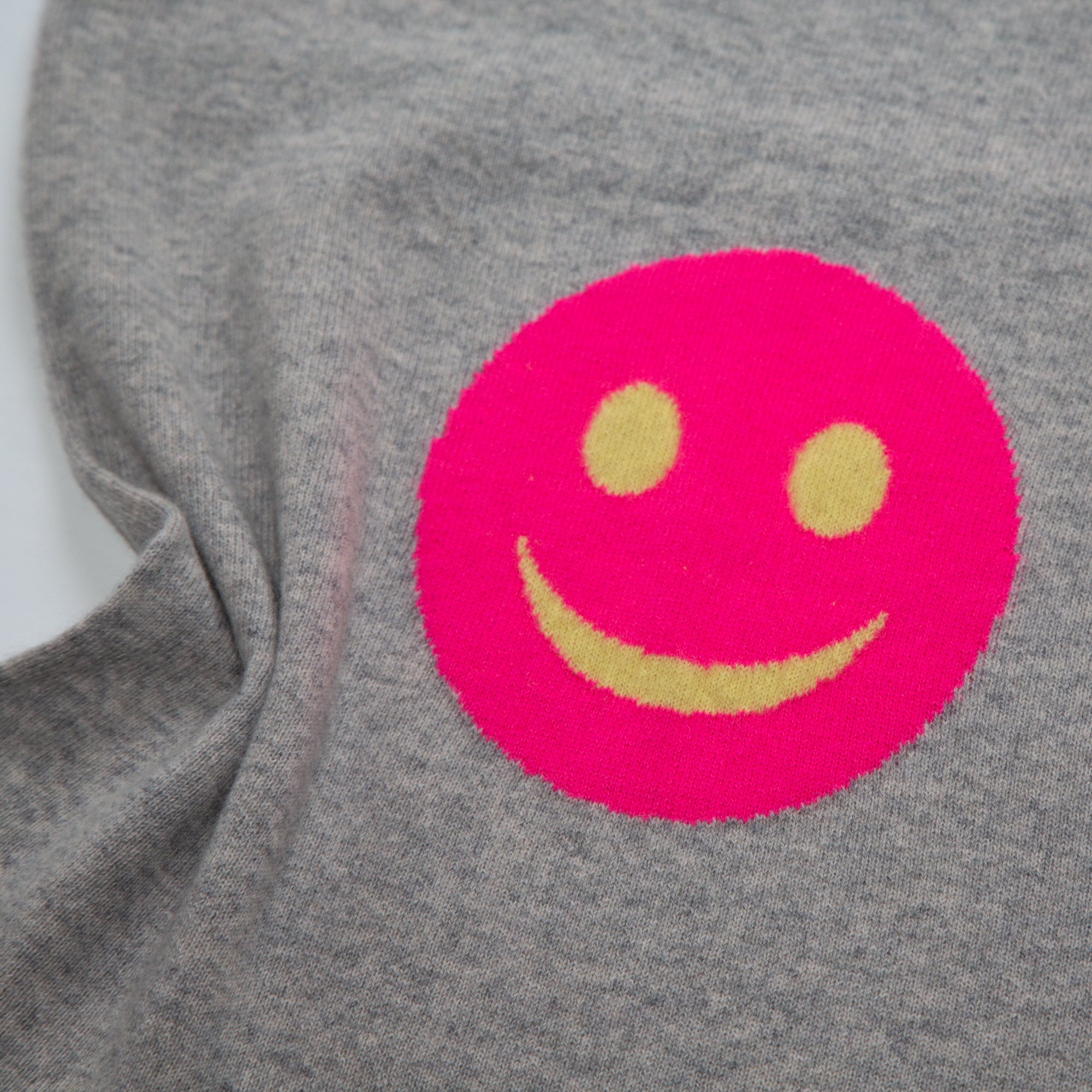 Cashmere cushion cover SMILEY