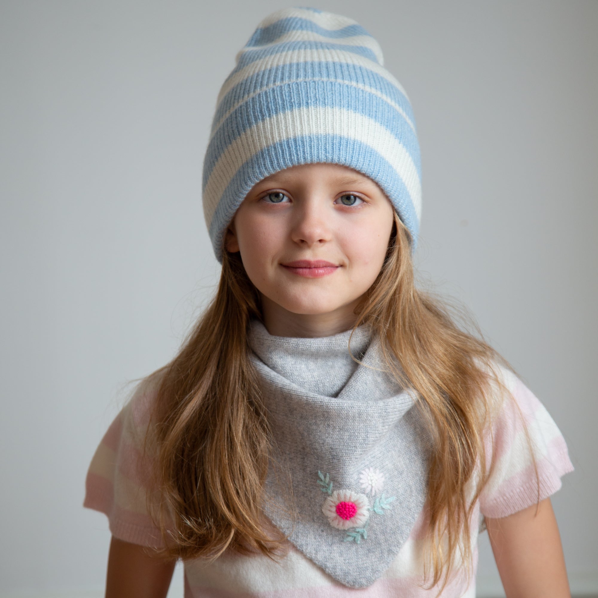 MALU hat with stripes