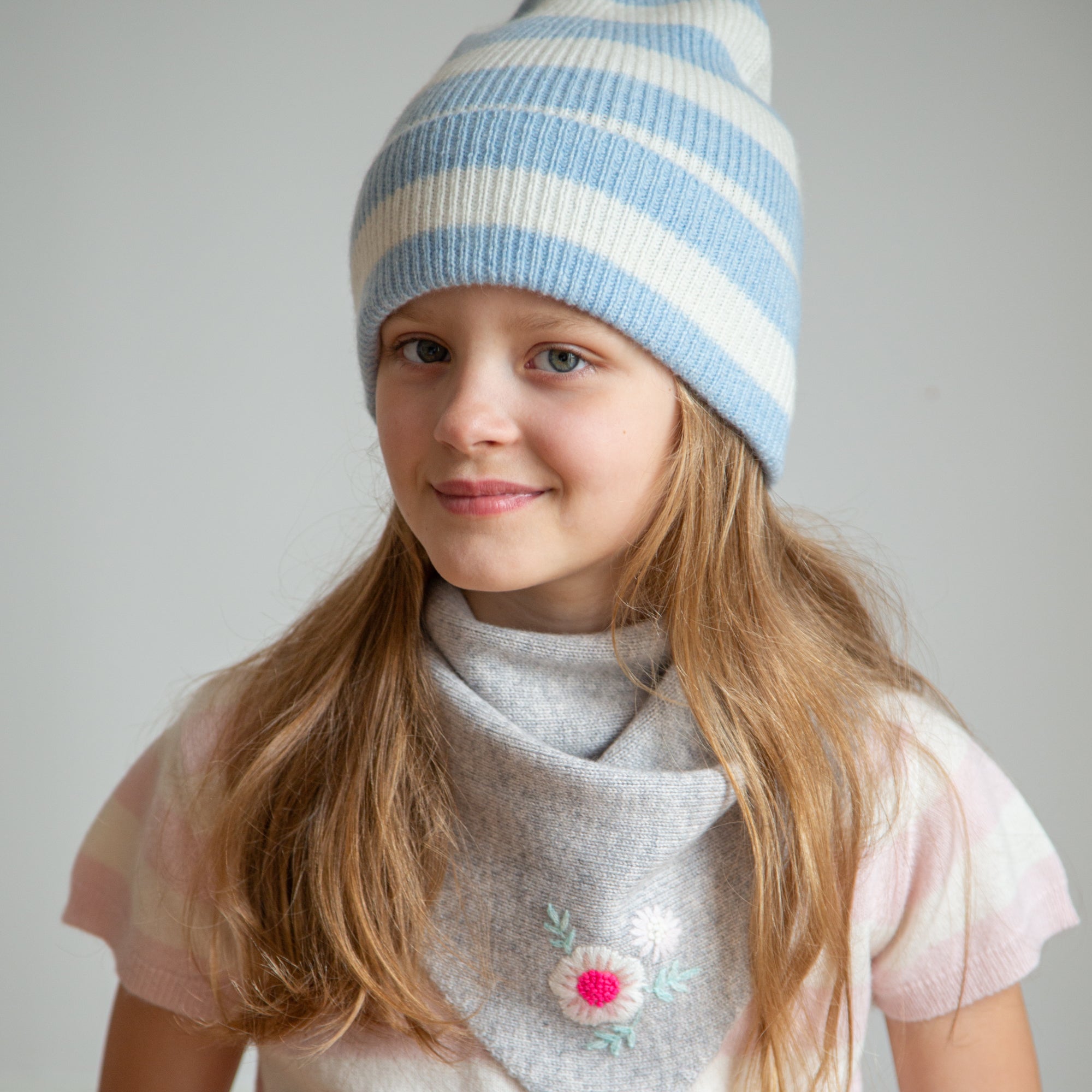 MALU hat with stripes
