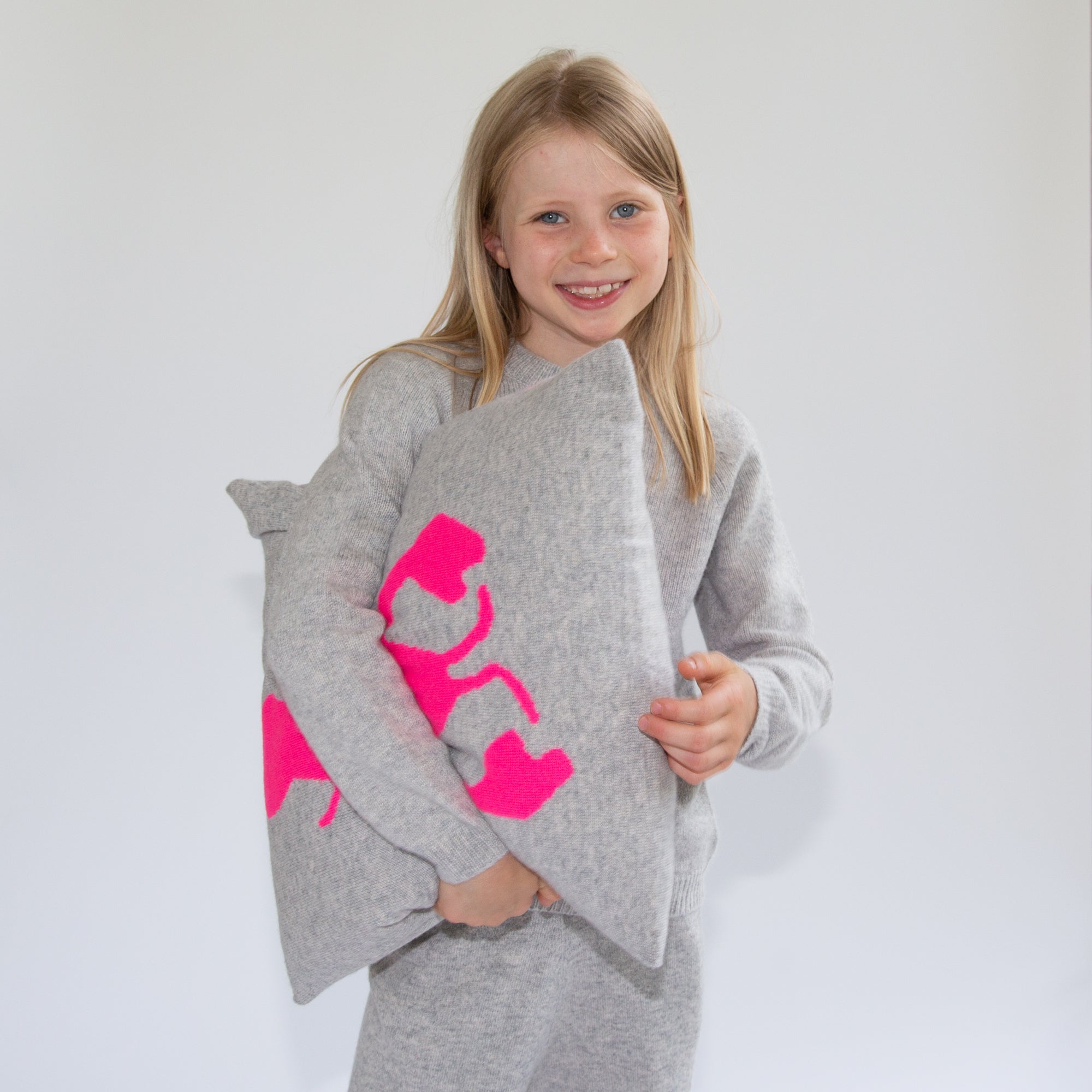 LOBSTER cashmere cushion cover