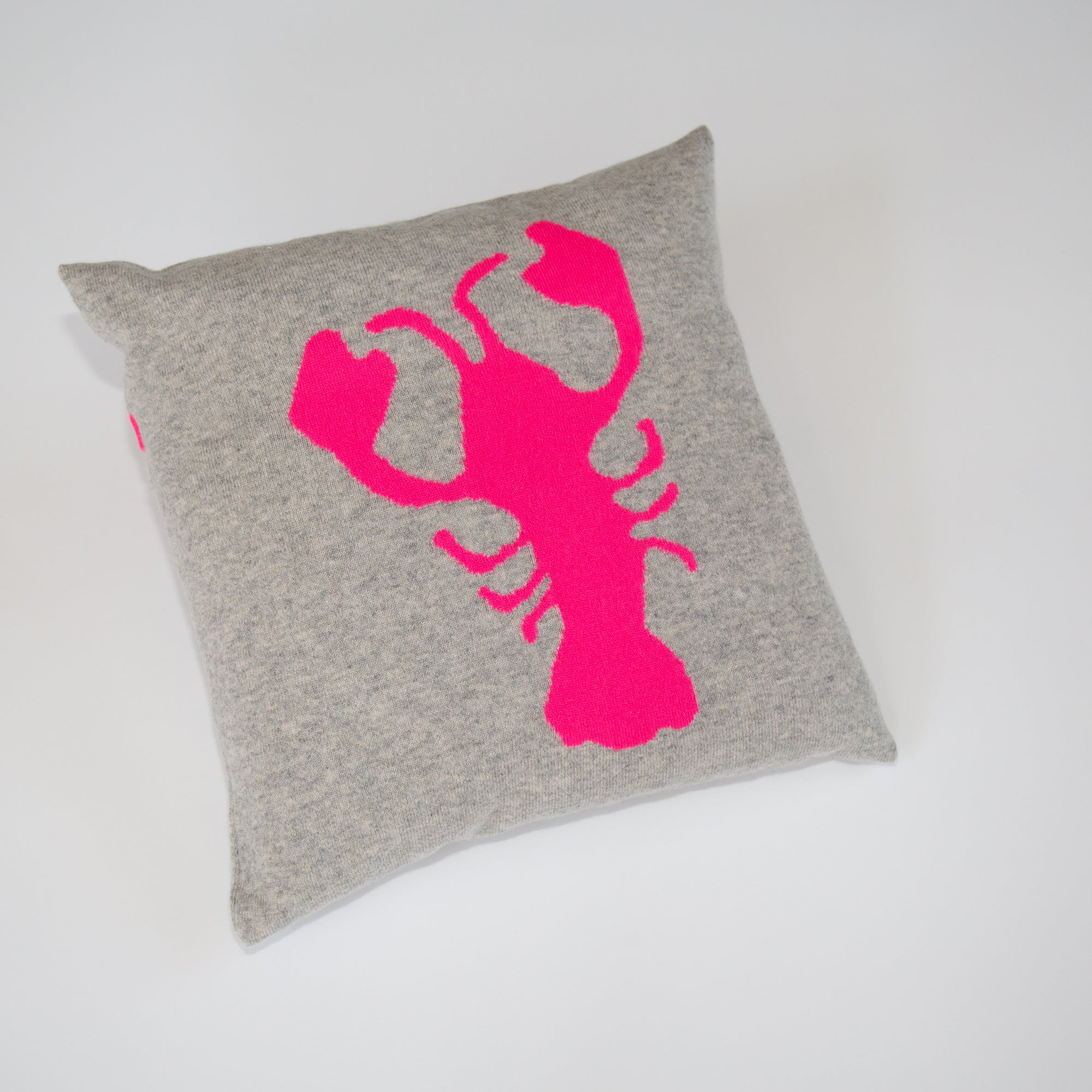 LOBSTER cashmere cushion cover