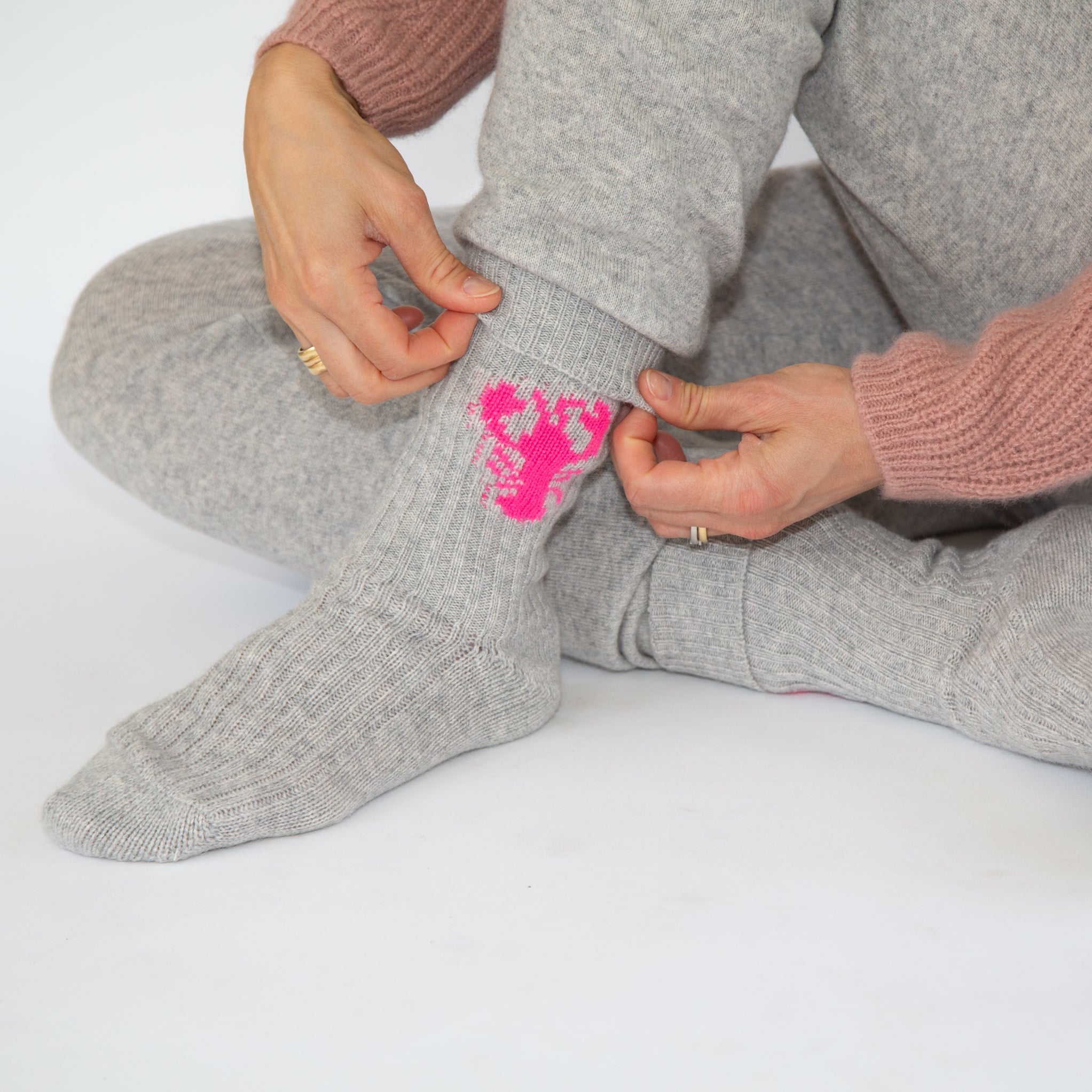 Women socks PAPA LOBSTER