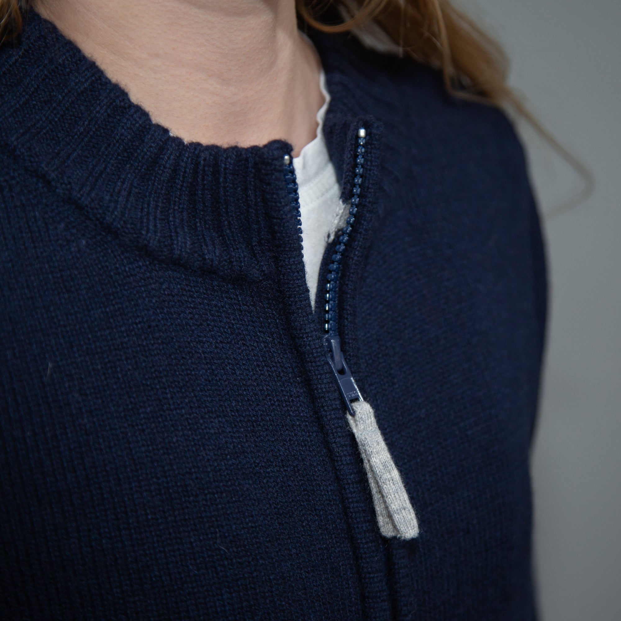 LUIS zipper cardigan