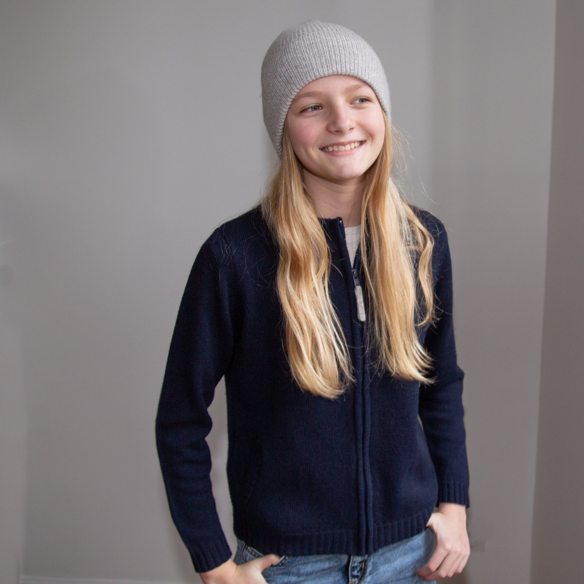 LUIS zipper cardigan