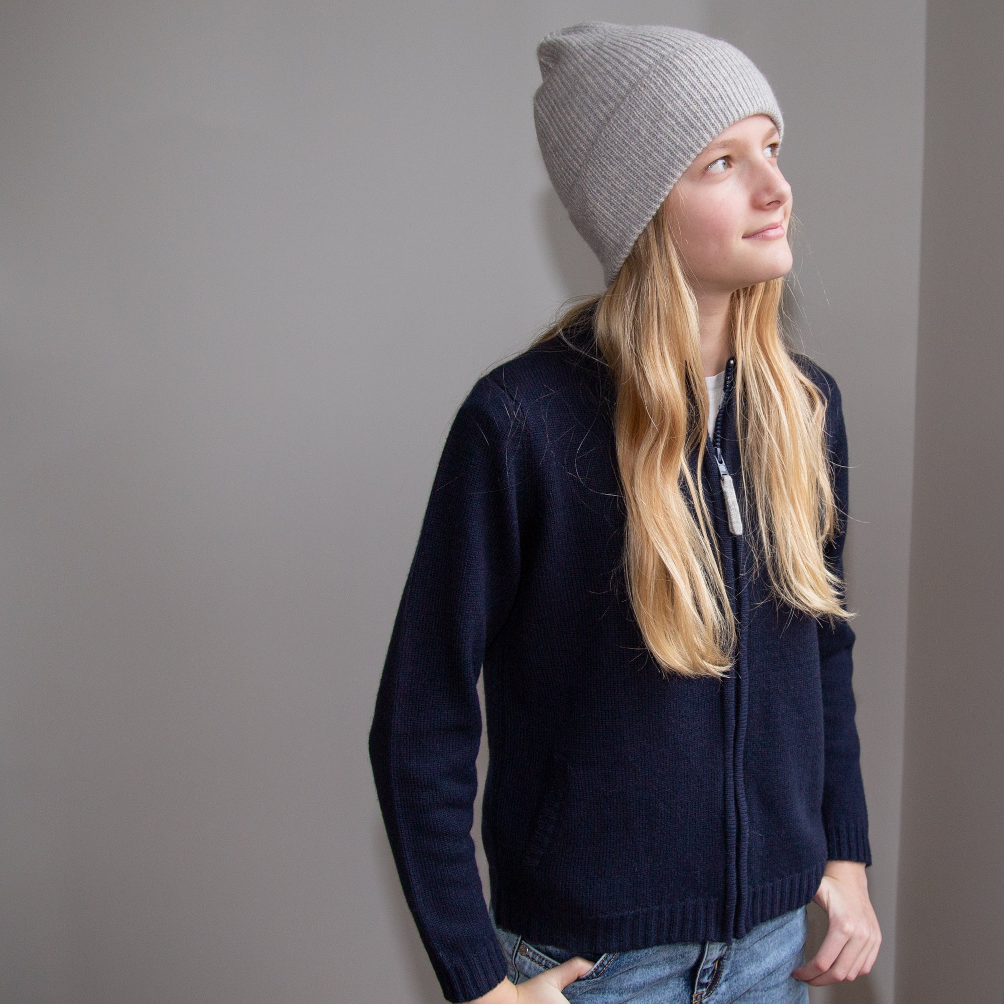 LUIS zipper cardigan