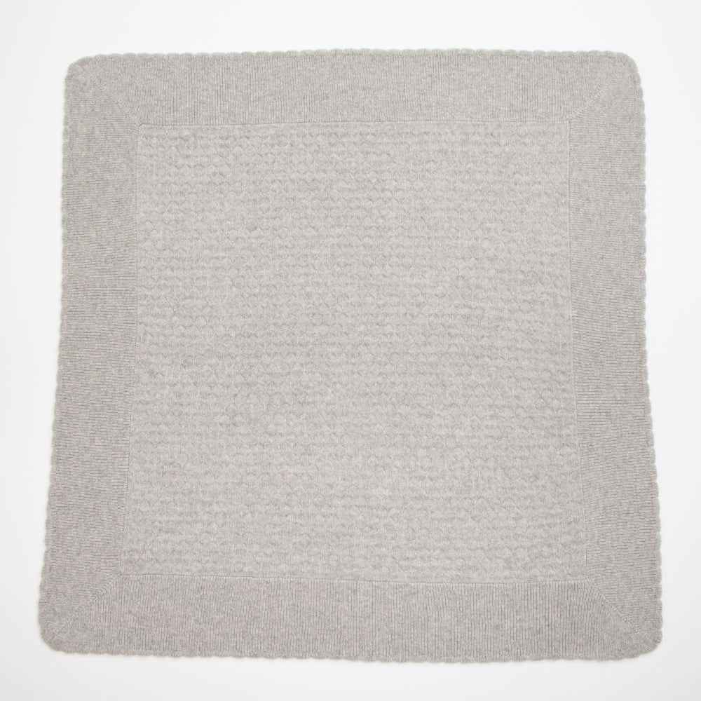 Babyblanket JORI - light gray mélange