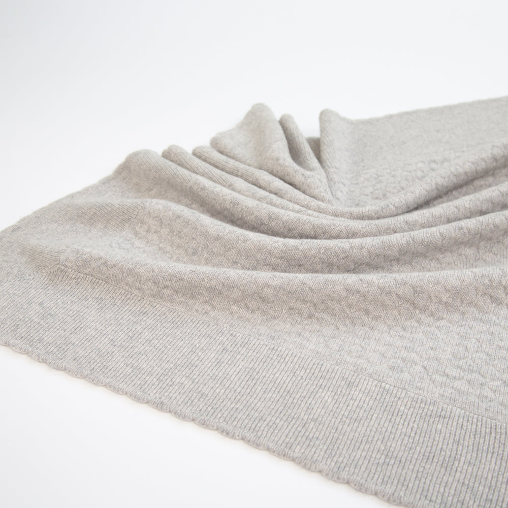 Babyblanket JORI - light gray mélange