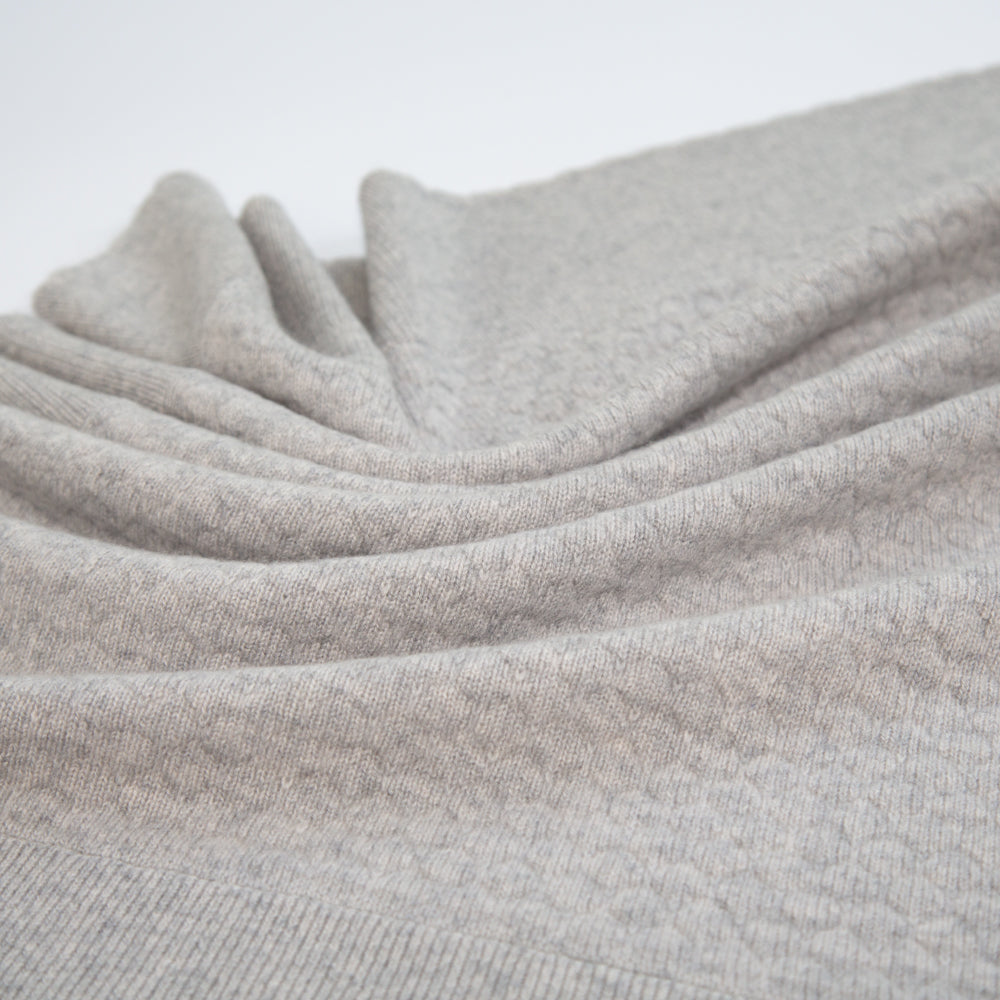 Babyblanket JORI - light gray mélange