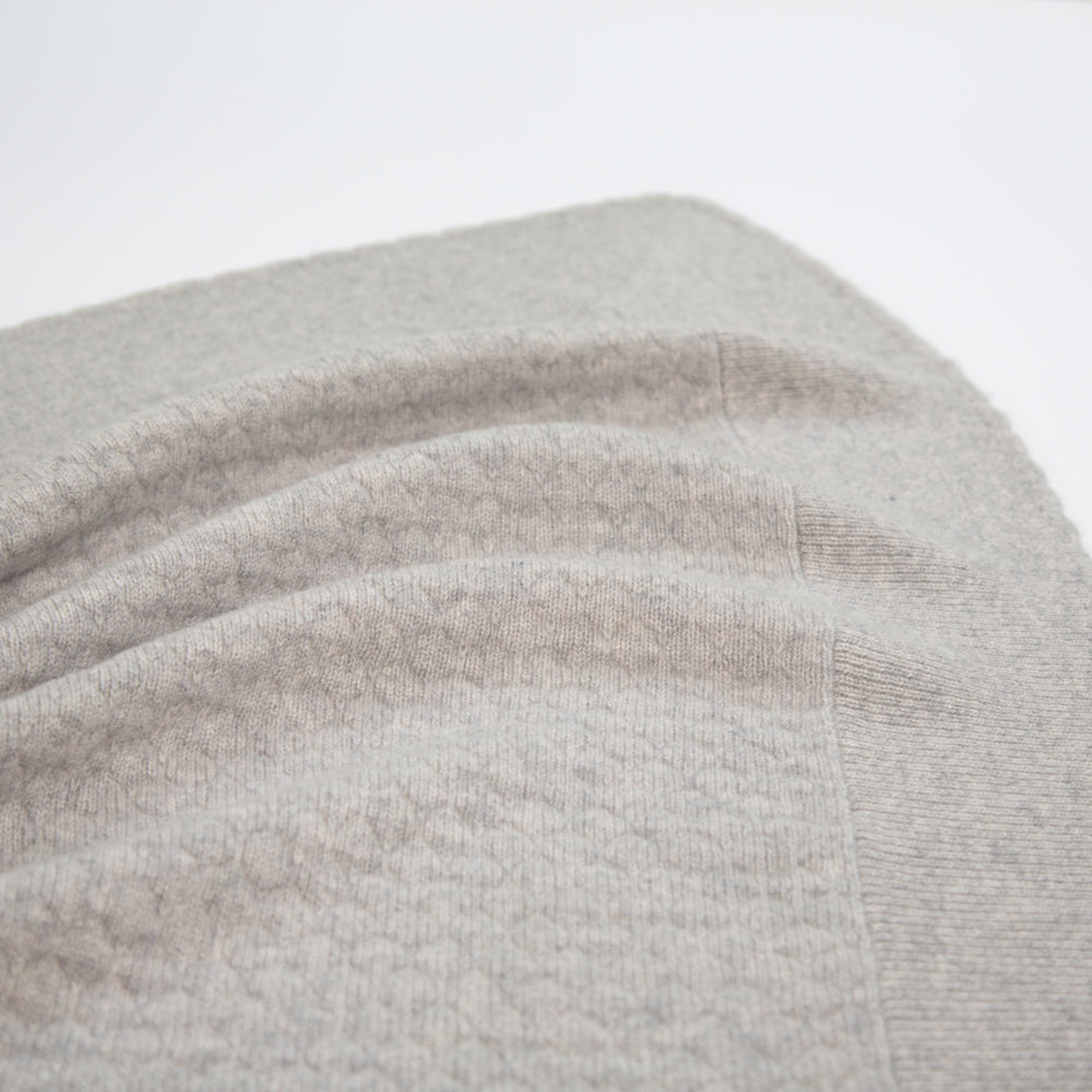 Babyblanket JORI - light gray mélange