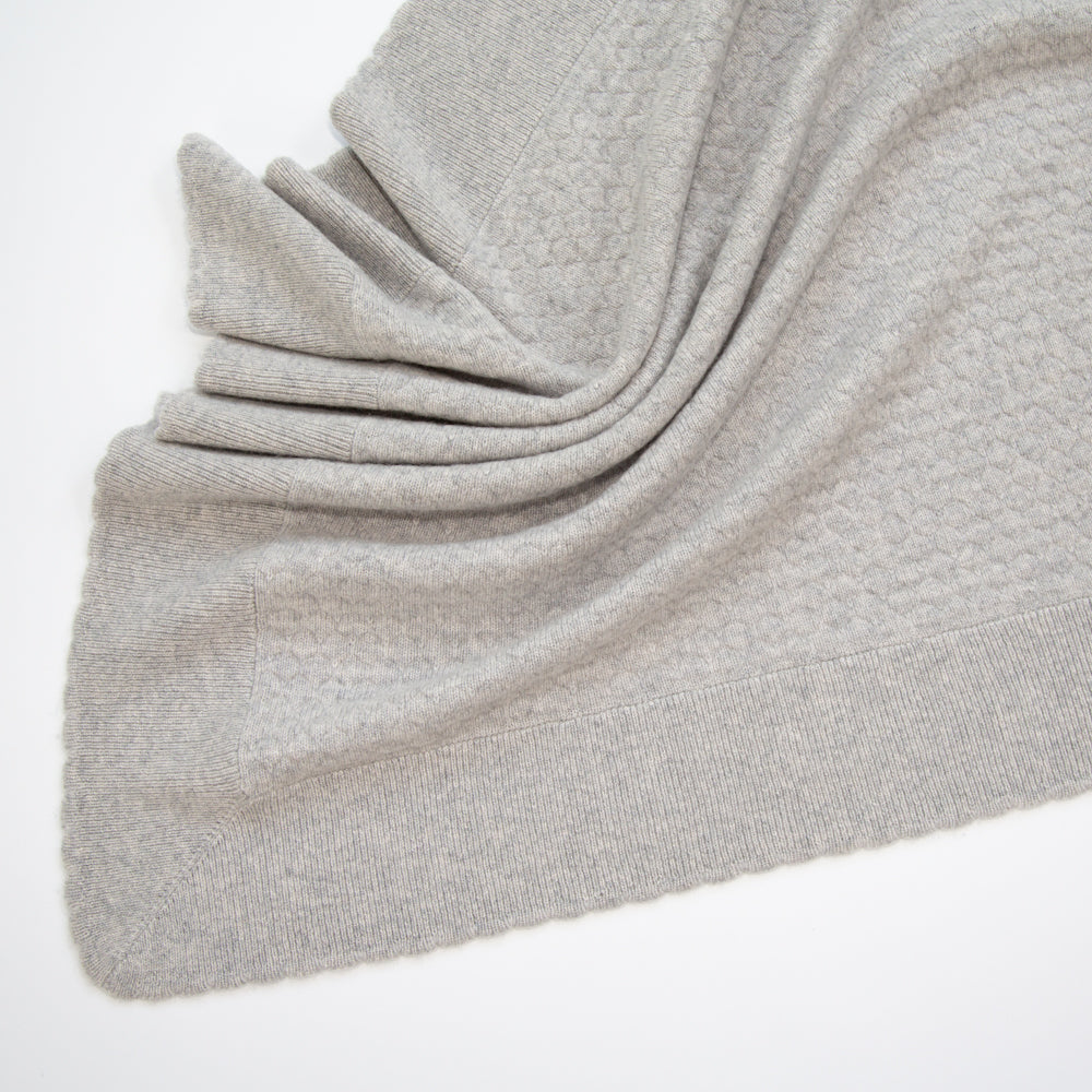 Babyblanket JORI - light gray mélange