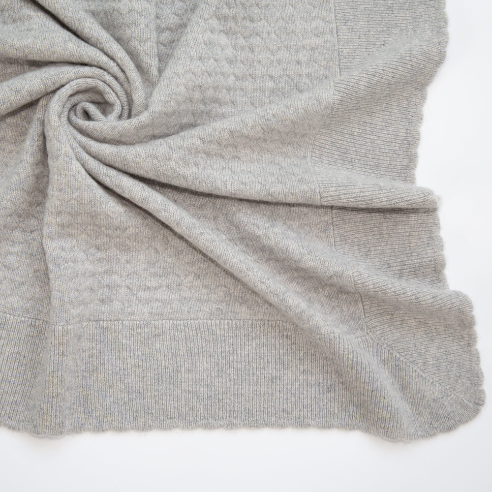 Babyblanket JORI - light gray mélange