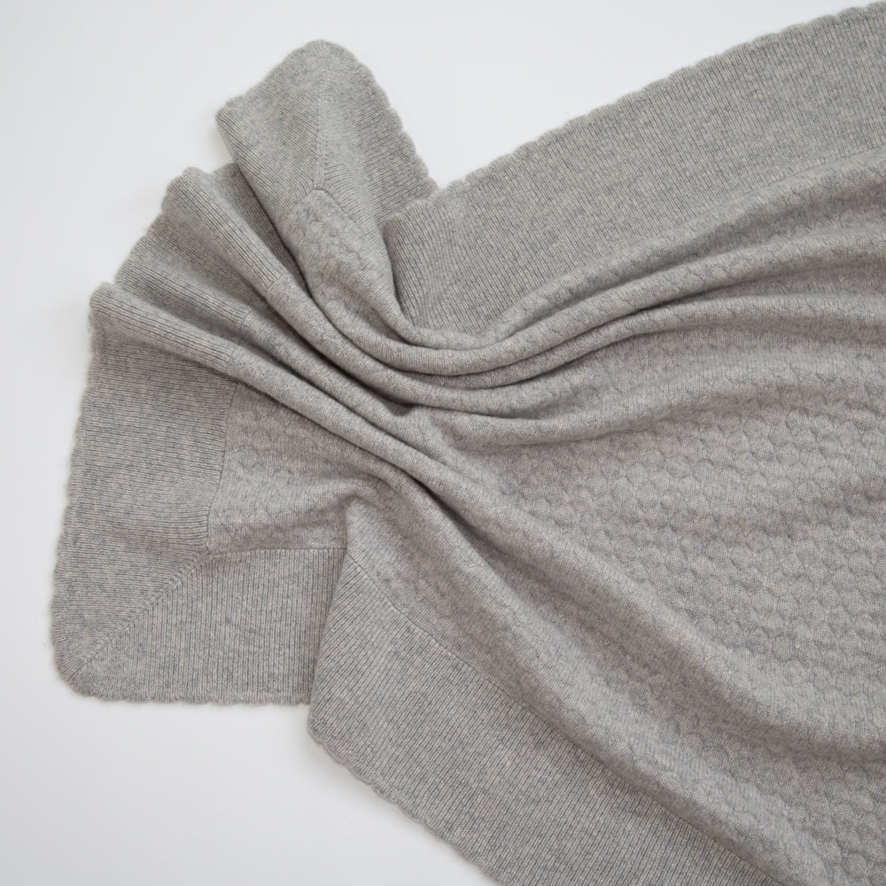 Babyblanket JORI - light gray mélange