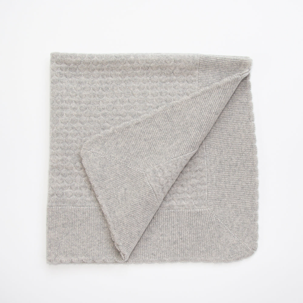 Babyblanket JORI - light gray mélange