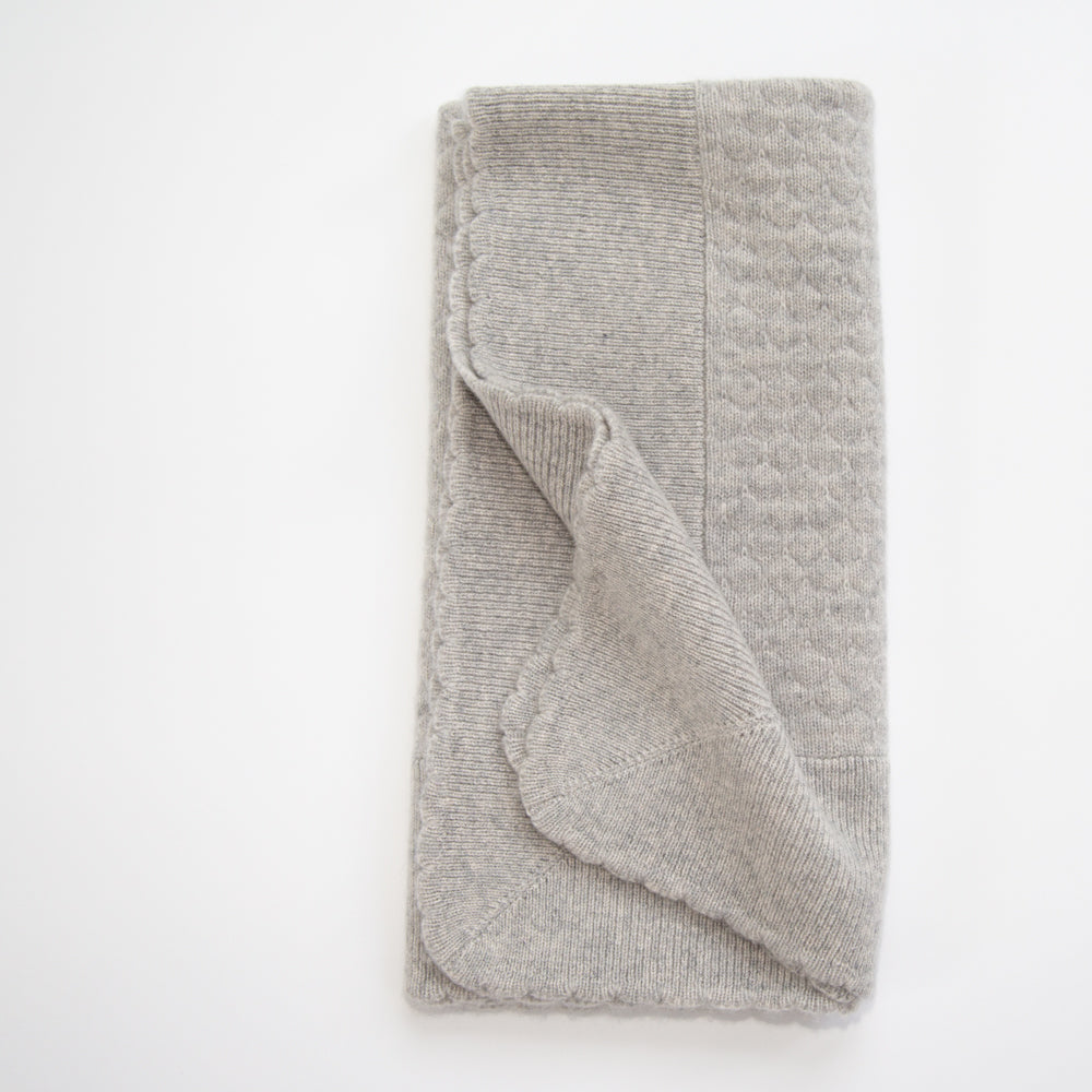 Babyblanket JORI - light gray mélange