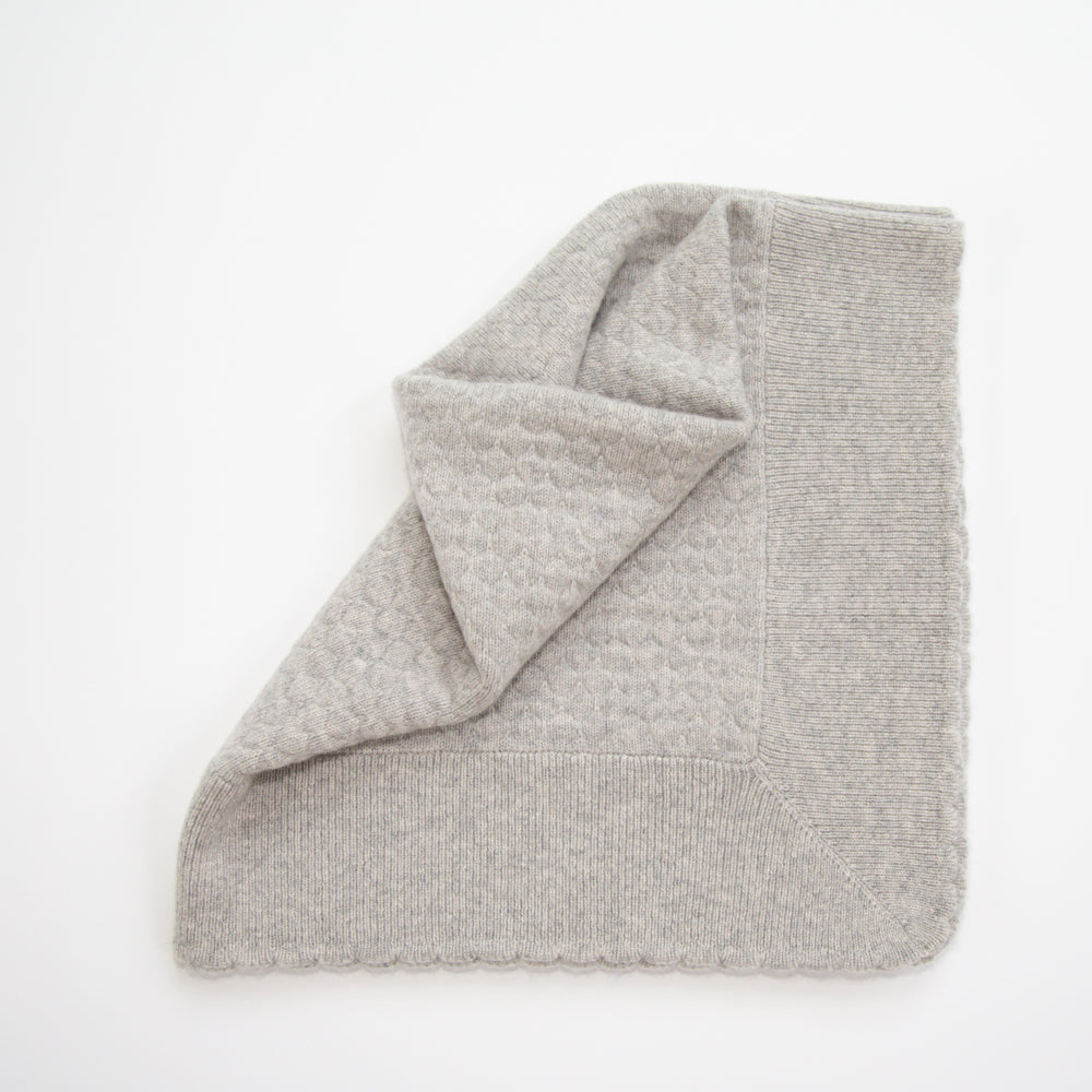 Babyblanket JORI - light gray mélange