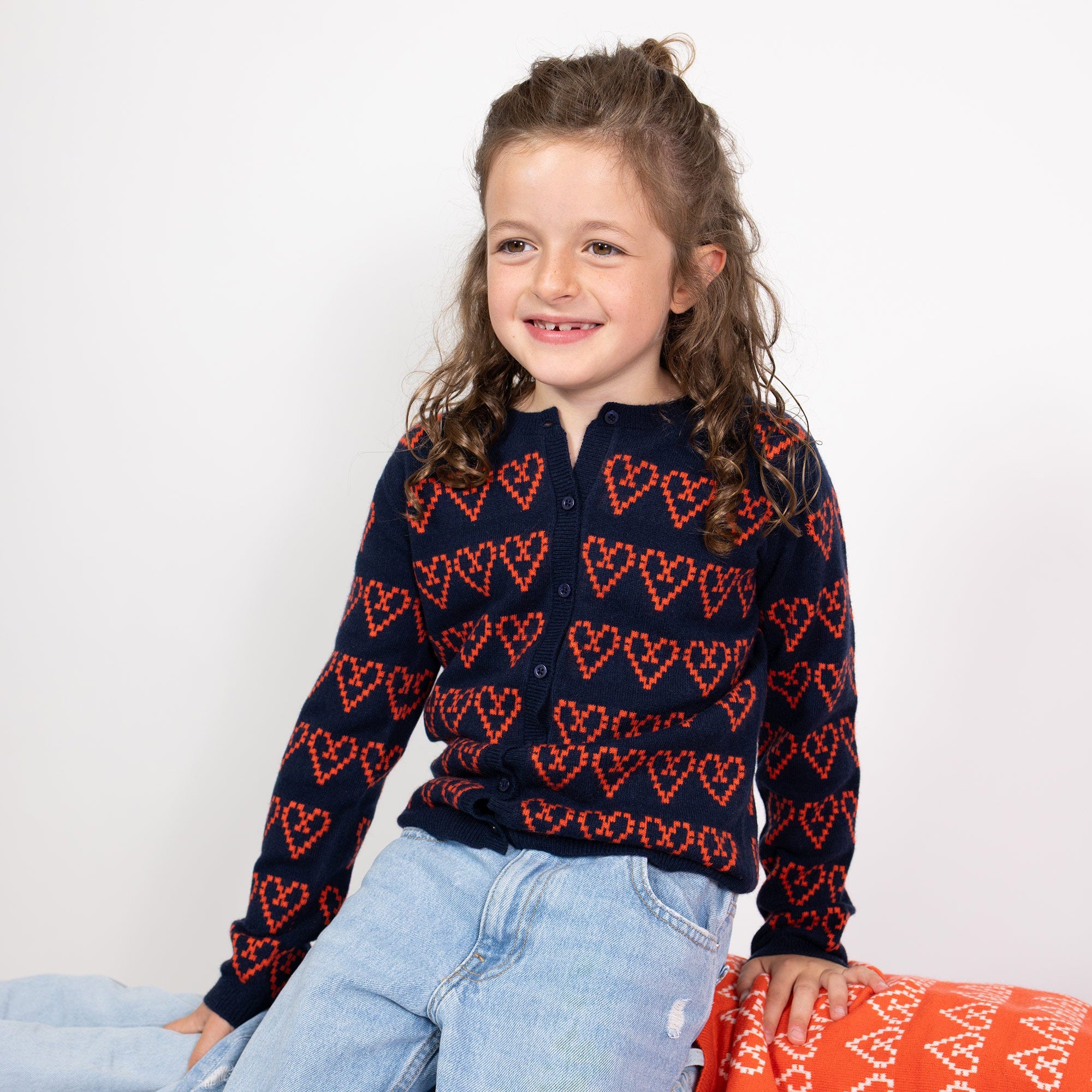 LITTLE HEARTLINE Cardigan