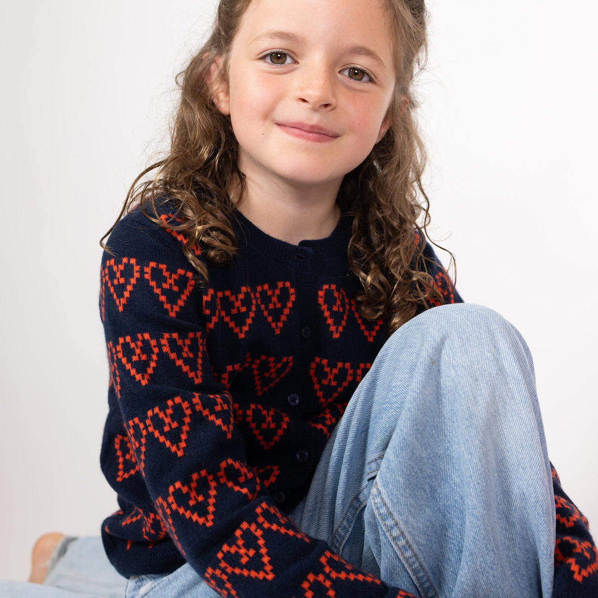 LITTLE HEARTLINE Cardigan