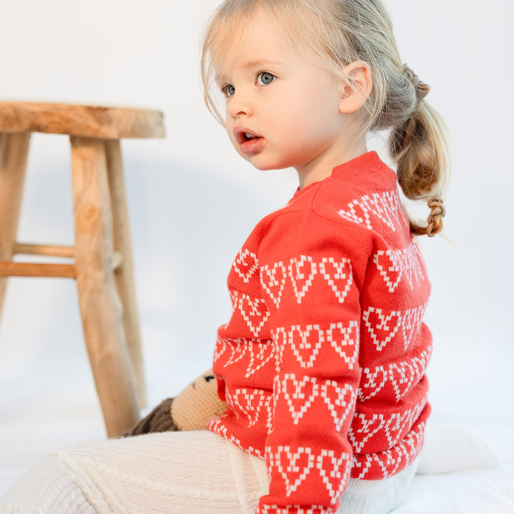 LITTLE HEARTLINE Cardigan
