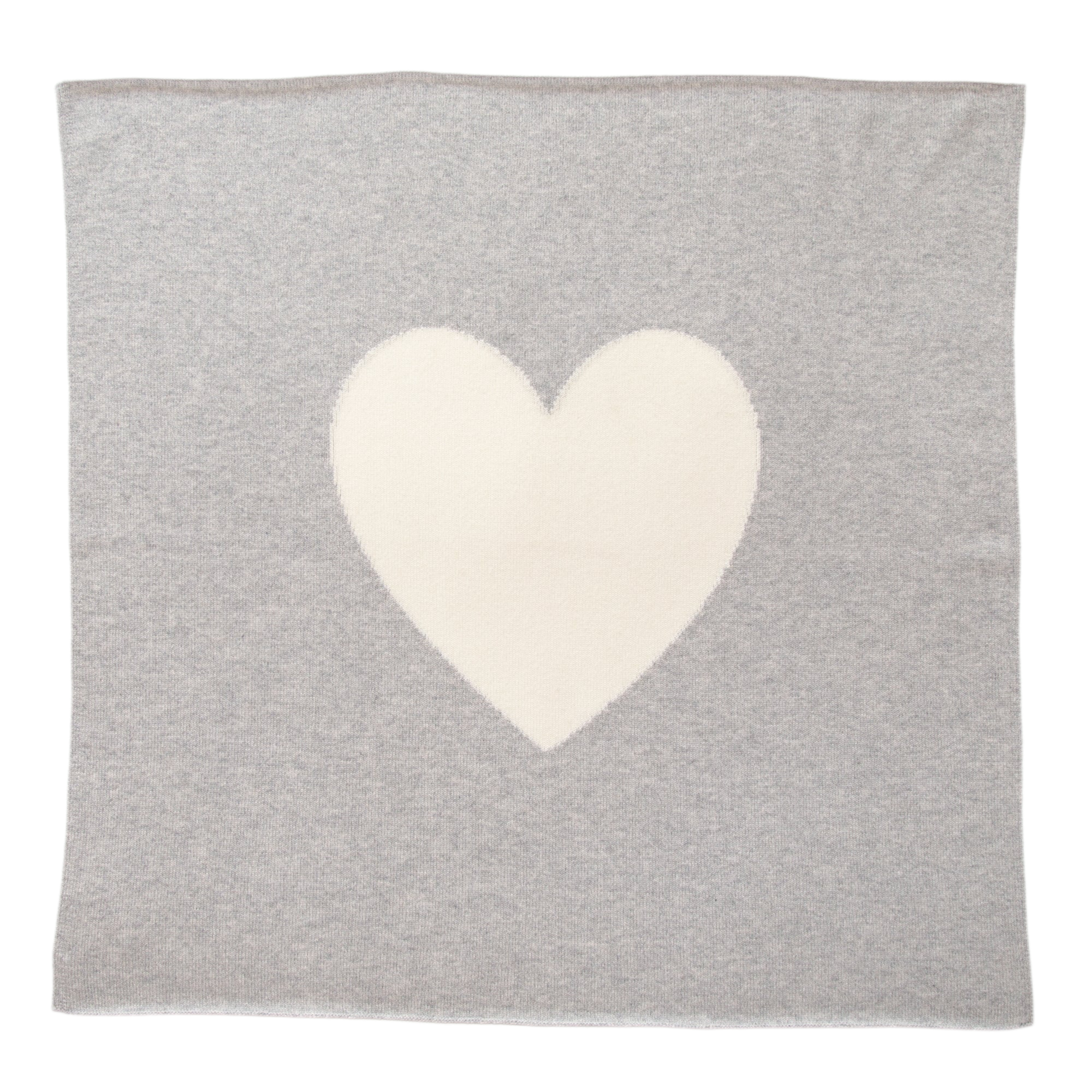 Cashmere baby blanket HEART