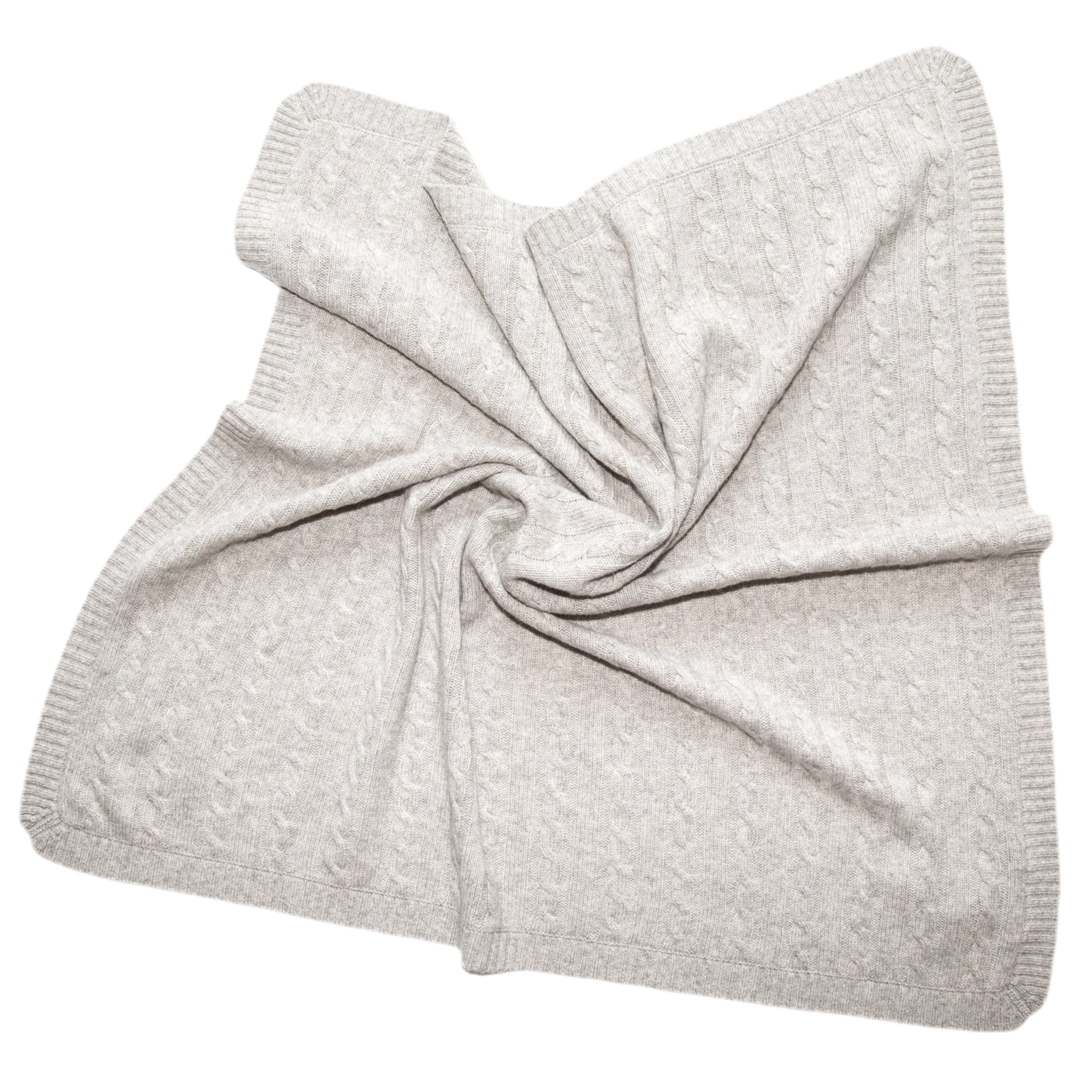 SHILOH cashmere baby blanket with hood