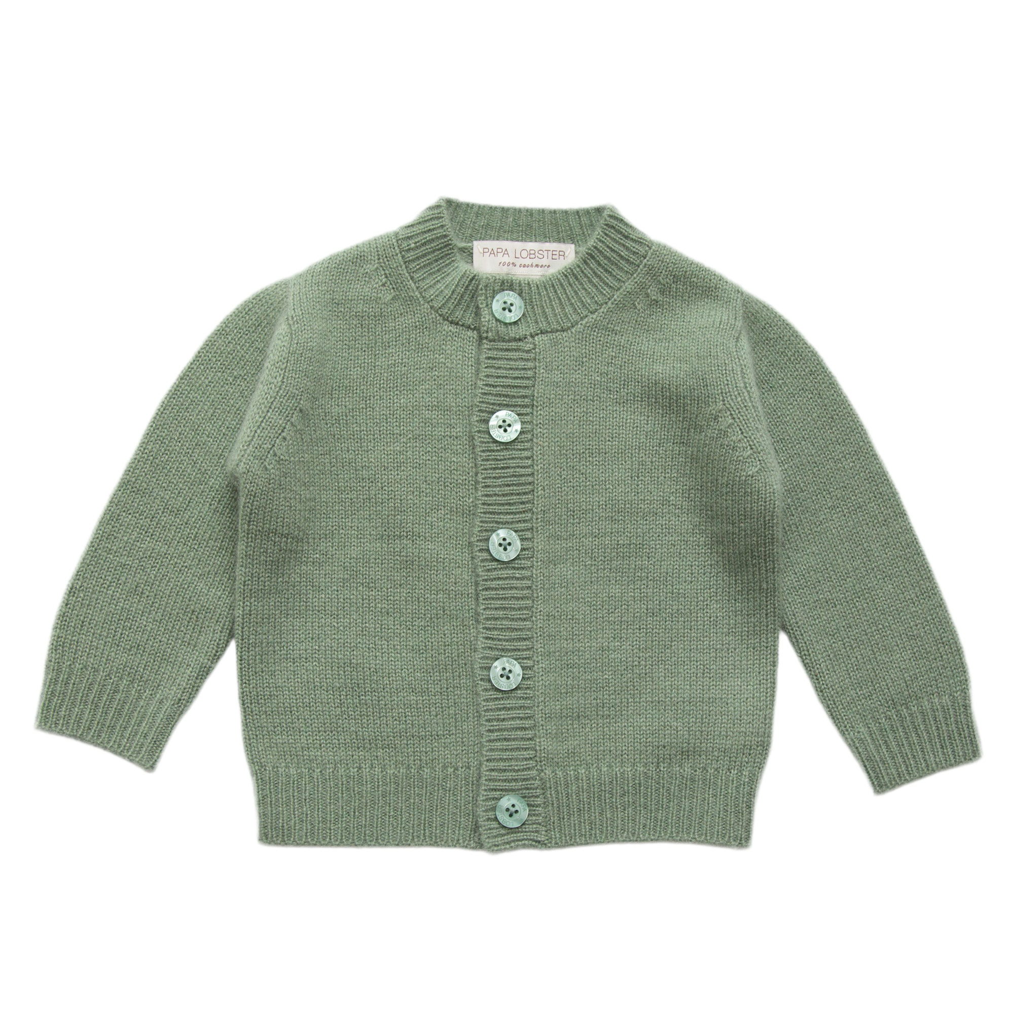 Kids cashmere cardigan - sage – Sage