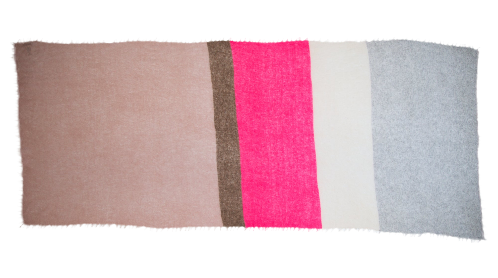 CAMILLE scarf with color block