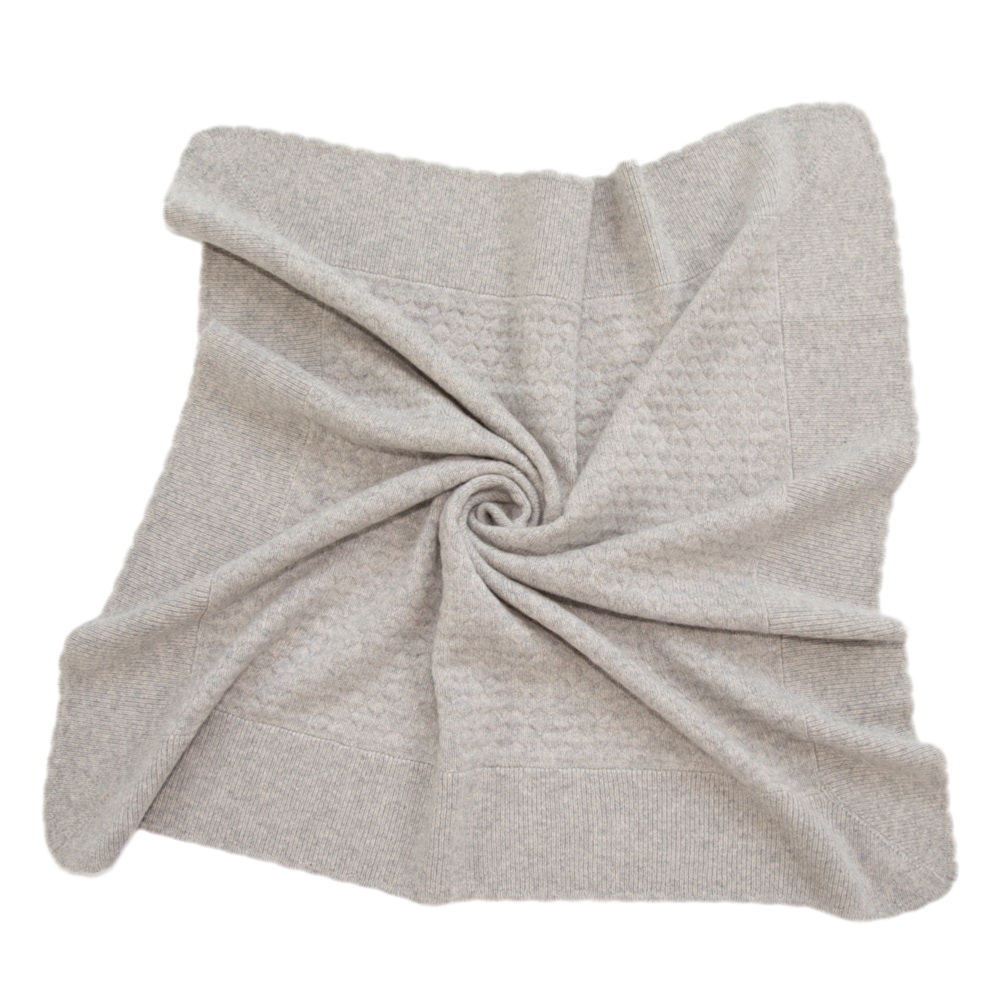 Babyblanket JORI - light gray mélange