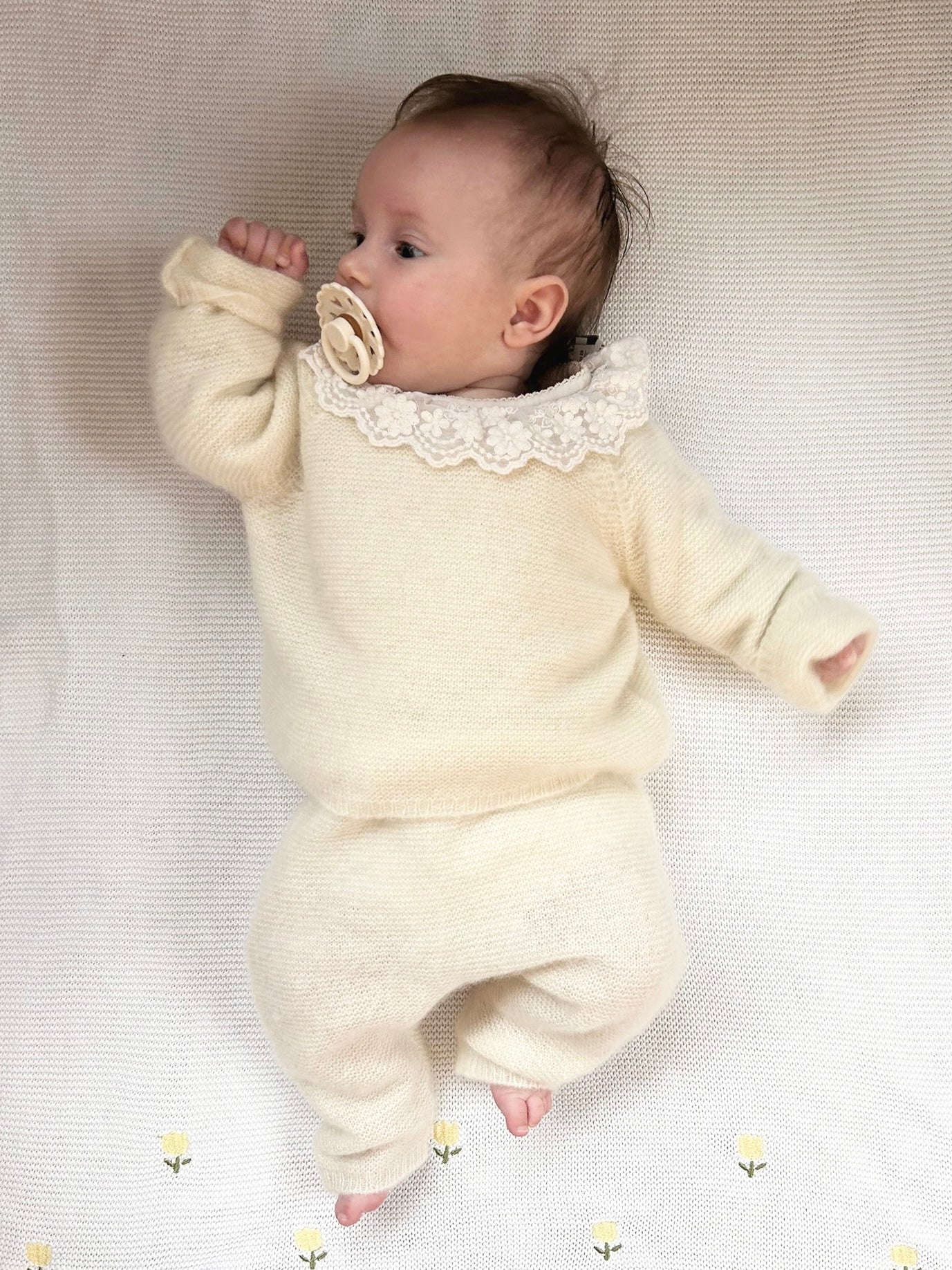 Cashmere baby set ANOUK (sweater & trousers)