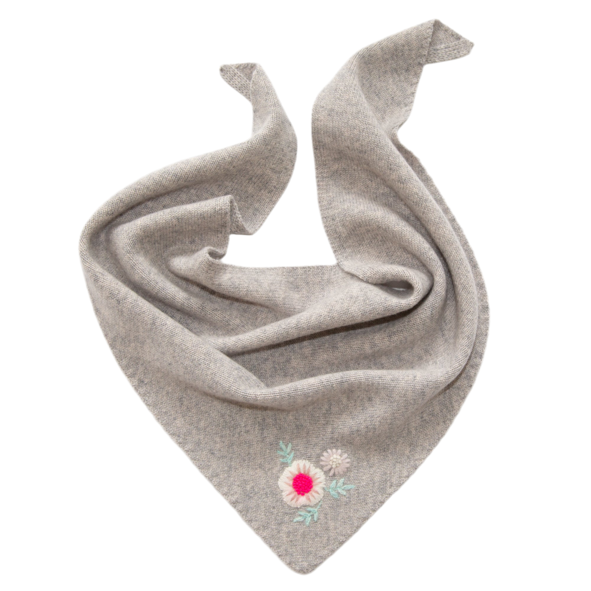 FLOWER triangular scarf