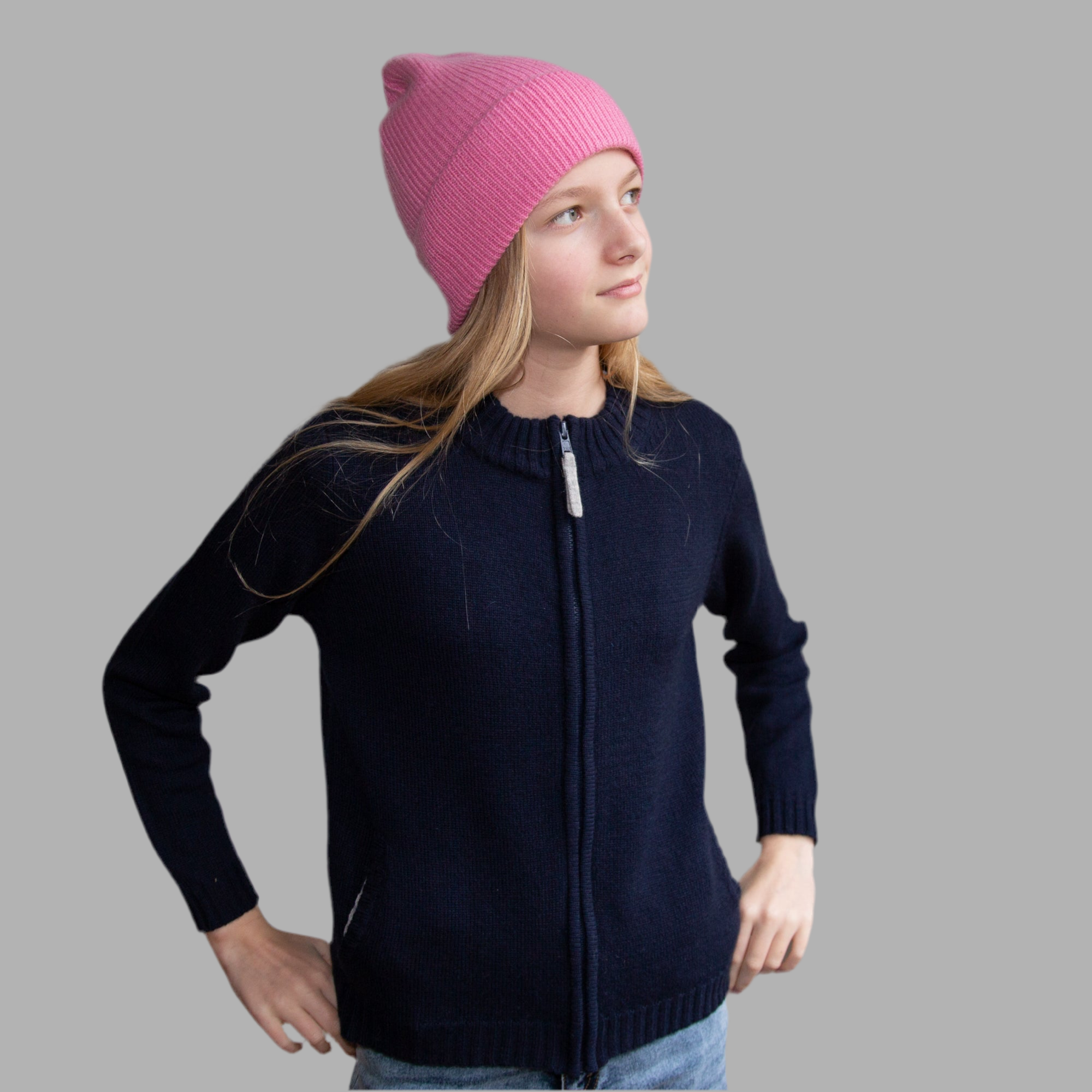 LUIS zipper cardigan