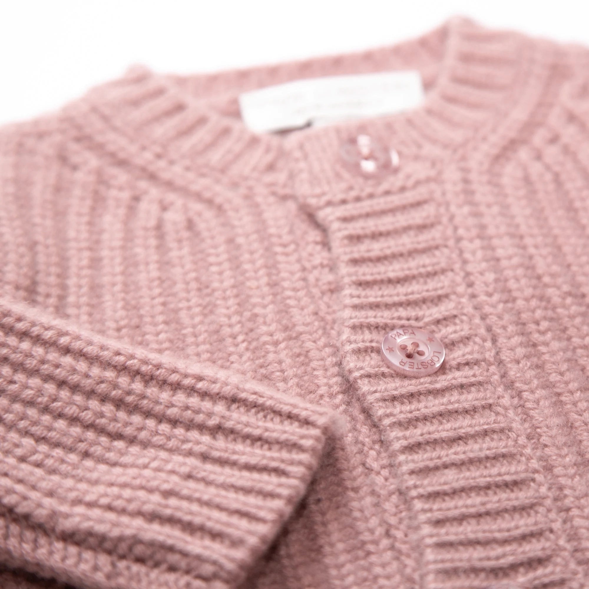 NOVA X cardigan made of patent knit