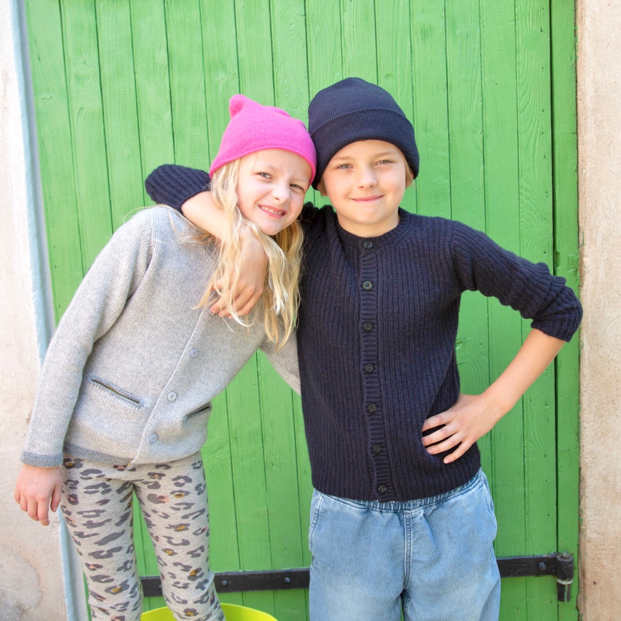 NOVA X cardigan made of patent knit