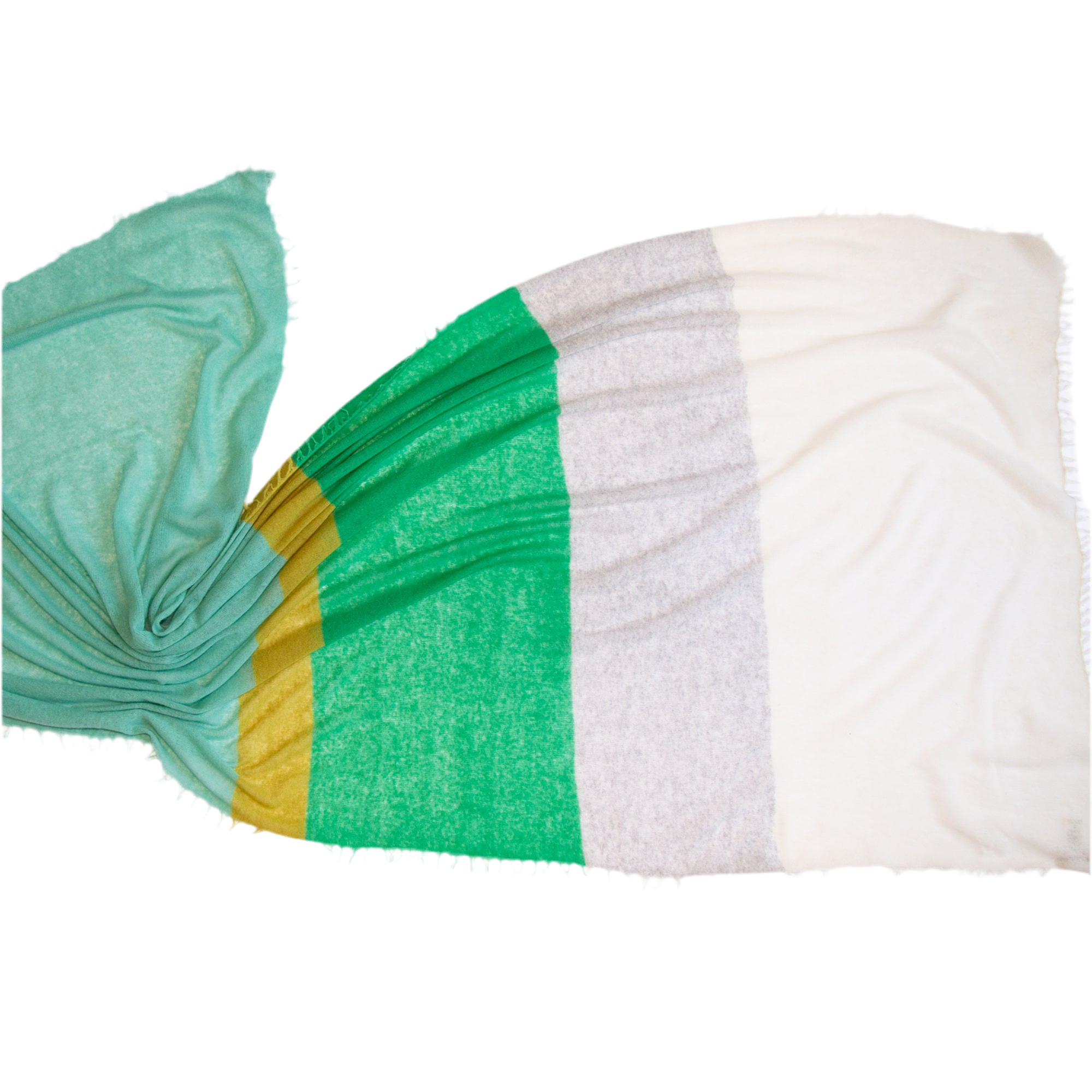 CAMILLE scarf with color block