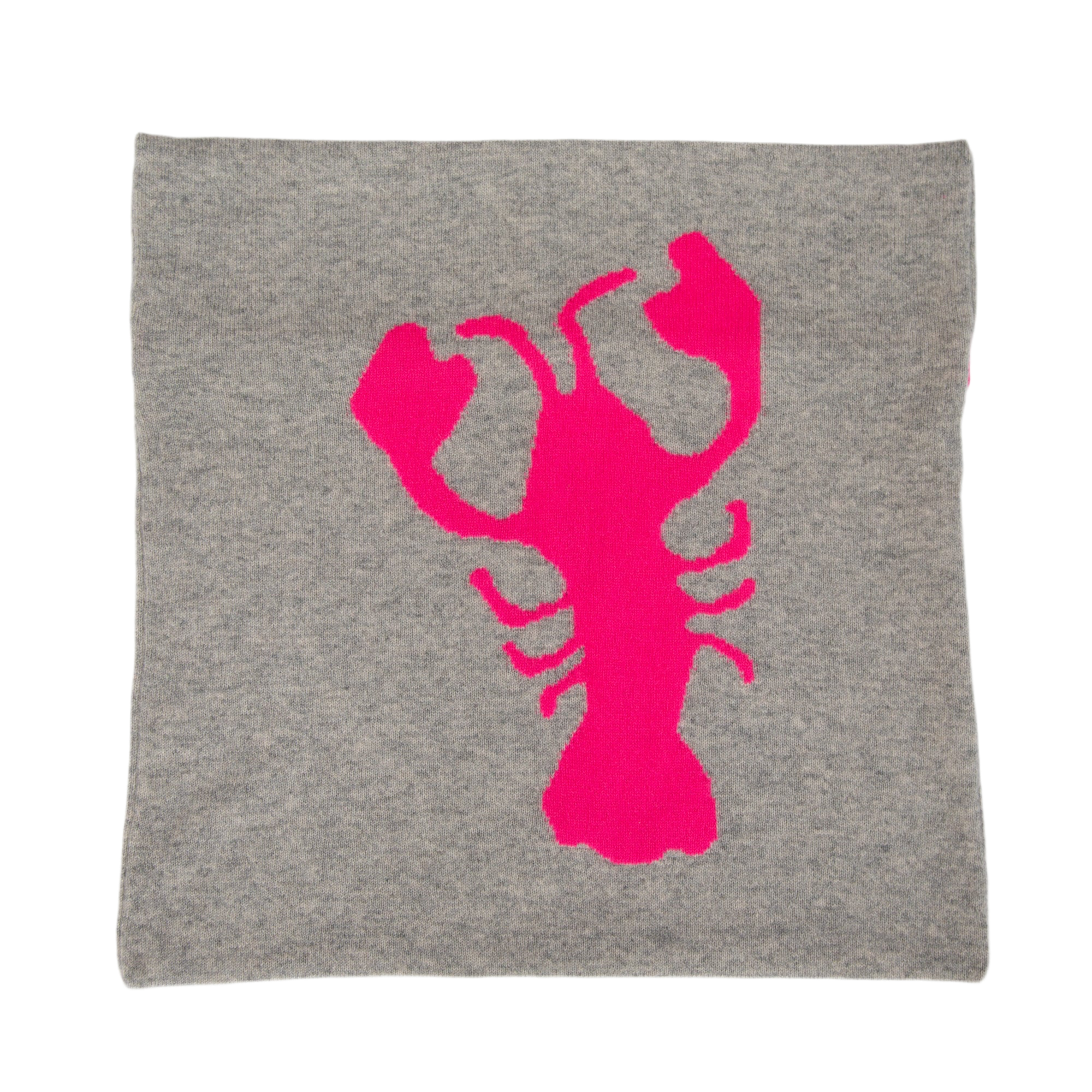 LOBSTER cashmere cushion cover