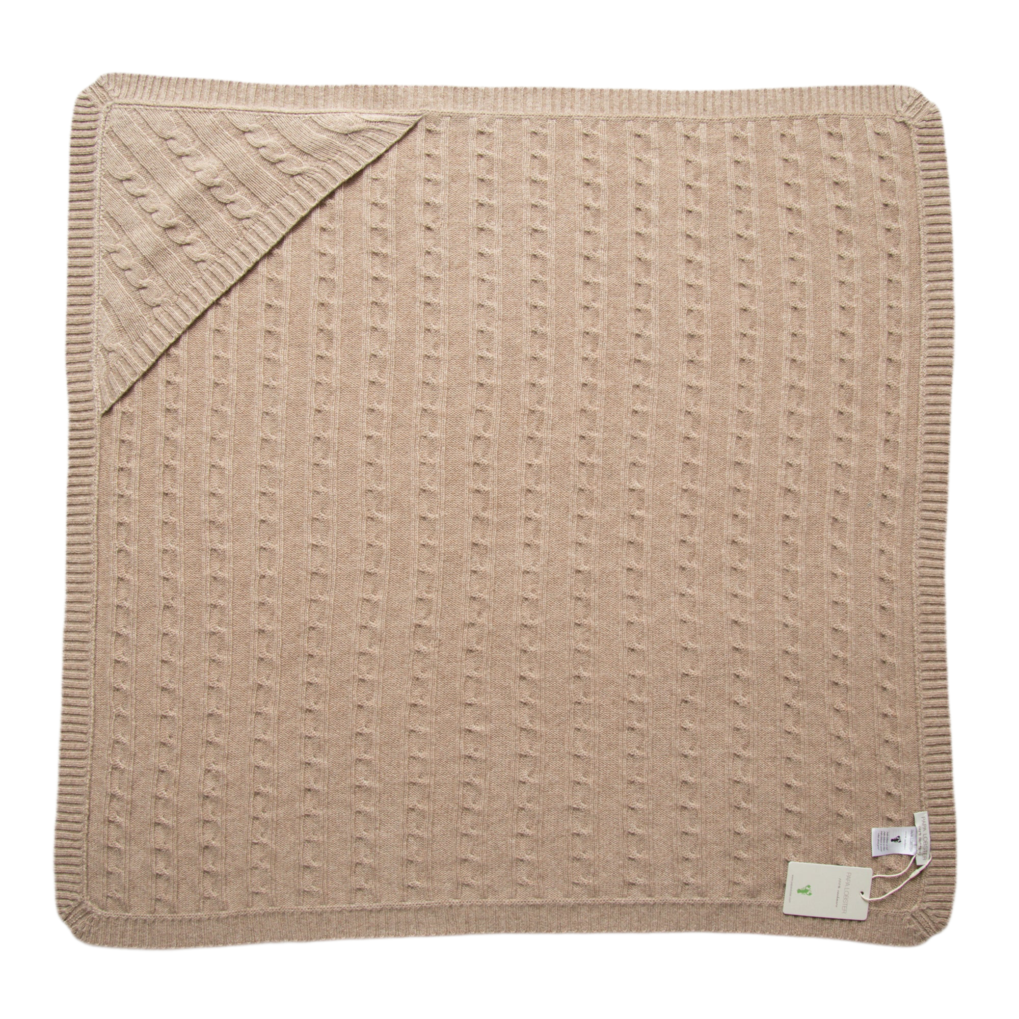 SHILOH cashmere baby blanket with hood