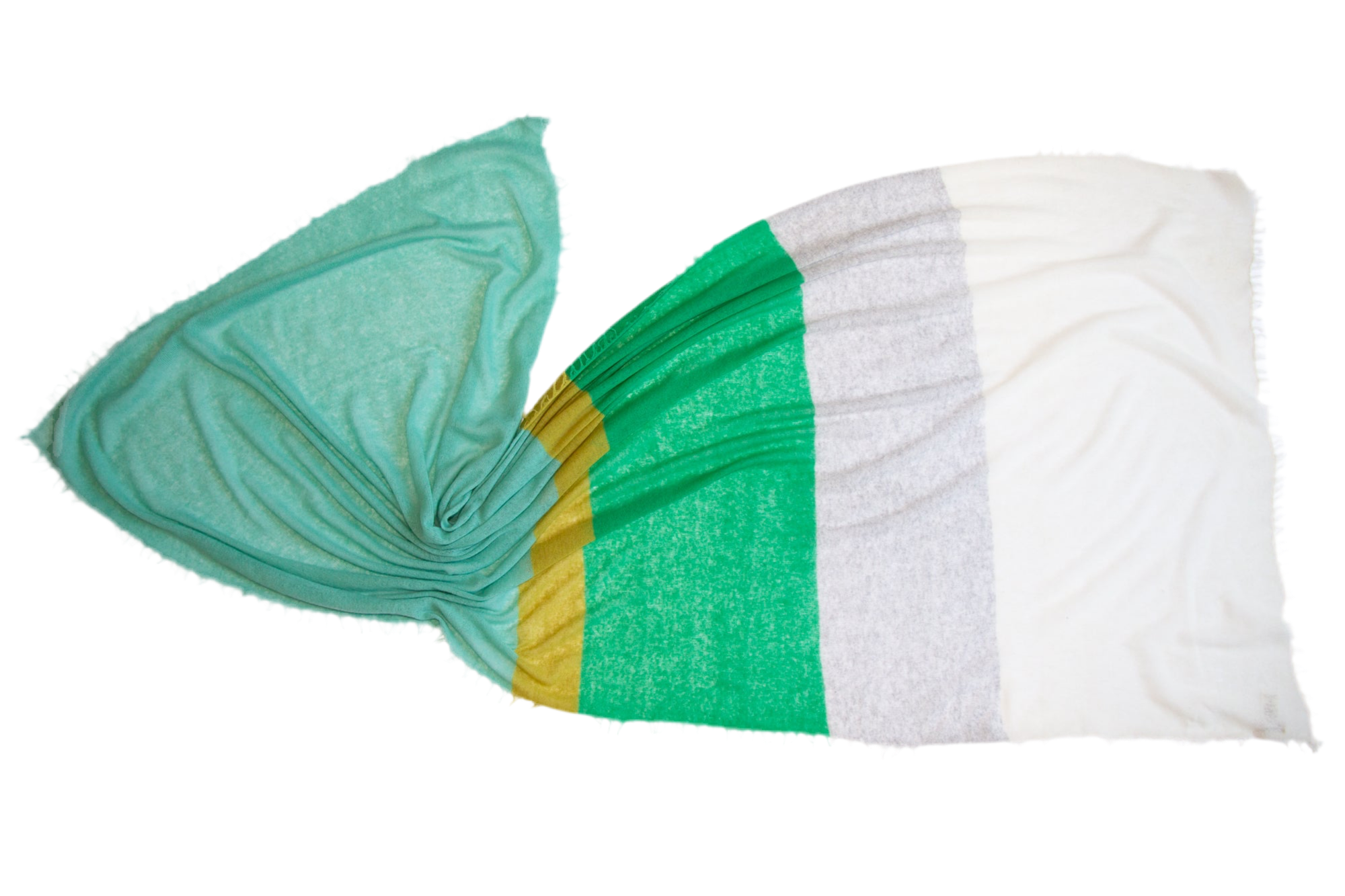 CAMILLE scarf with color block