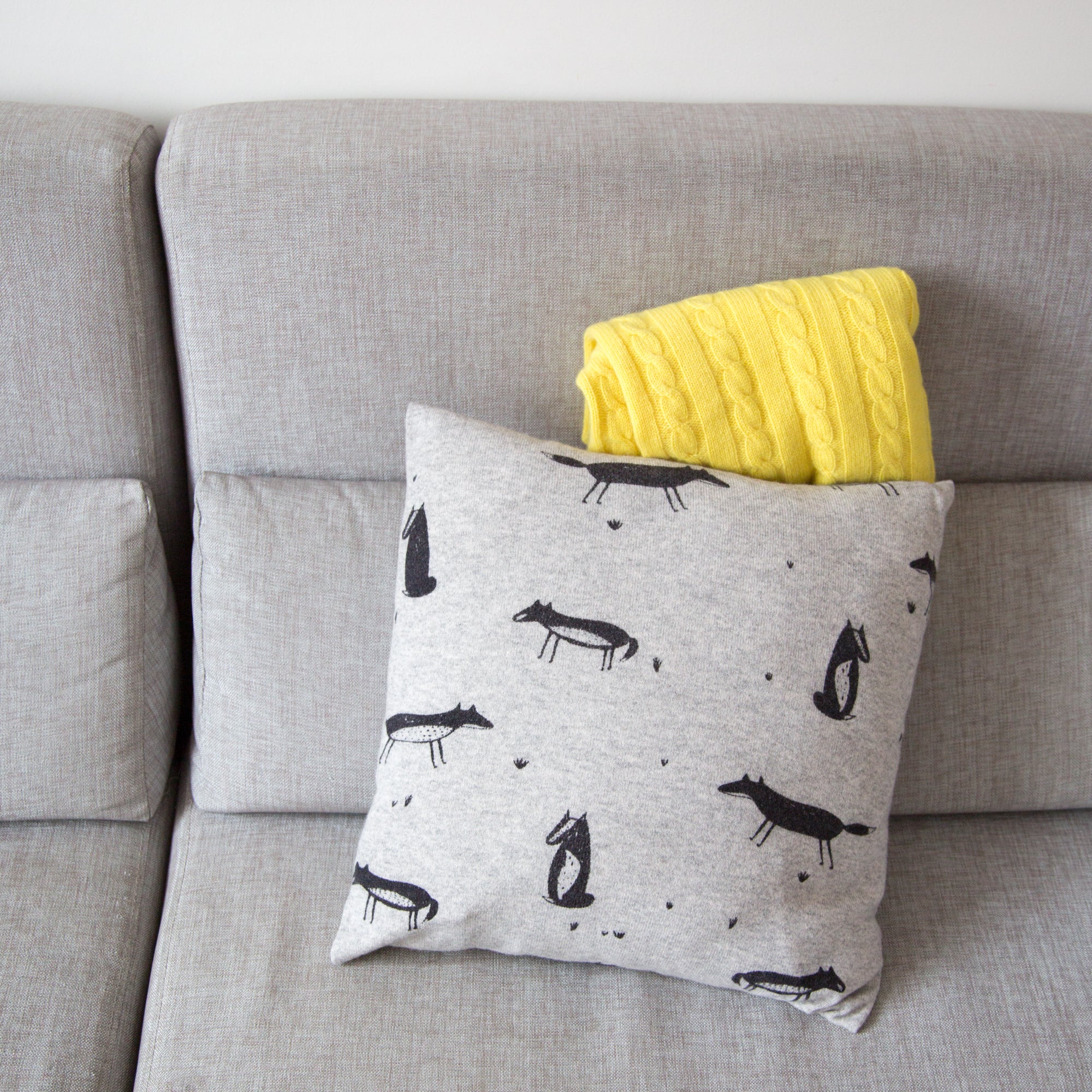 Cashmere cushion cover FOX