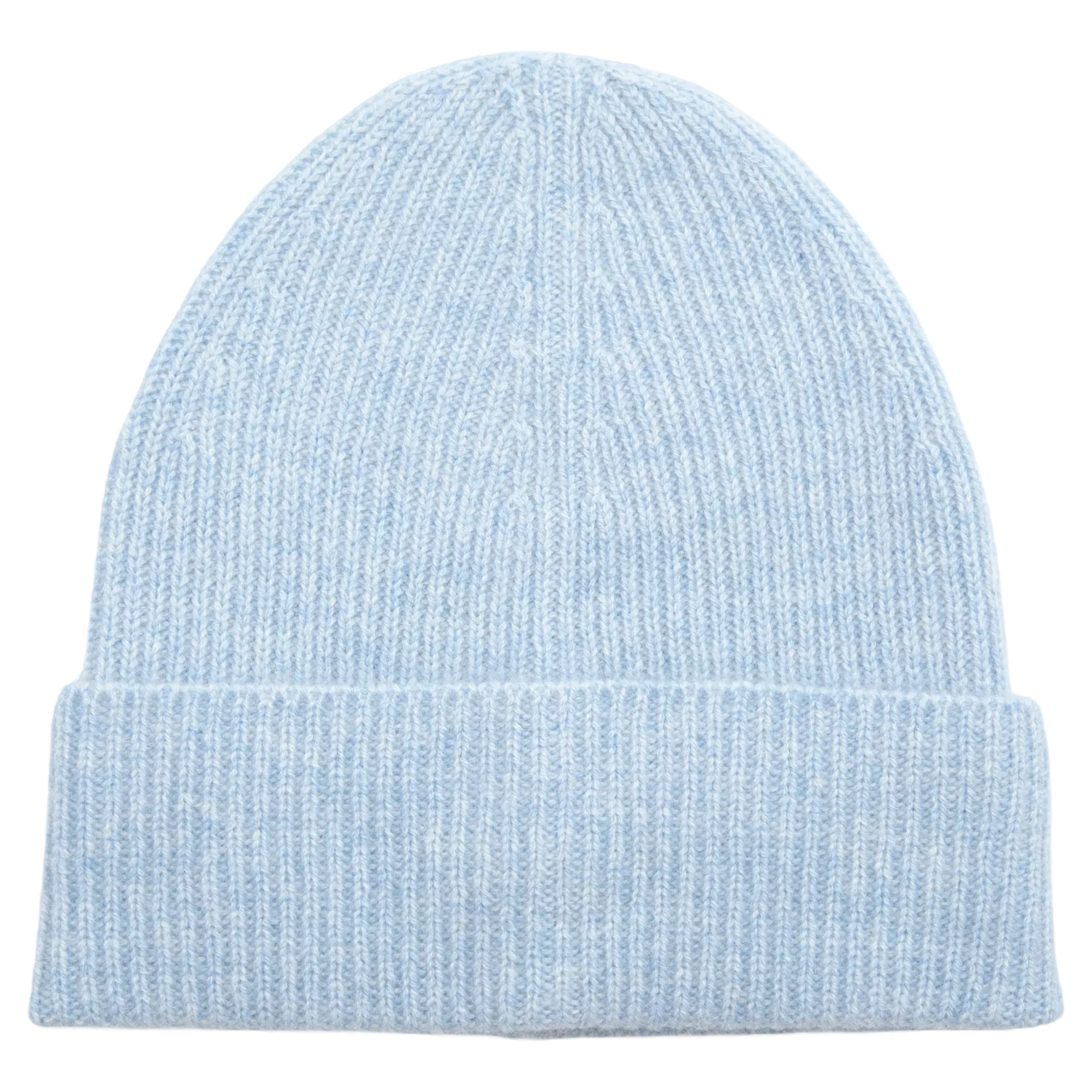 Filippa K Fluffy Hat light blue beanie Ribbed Knit Beanie Hat in Powder Blue – Bo+Tee main image 4