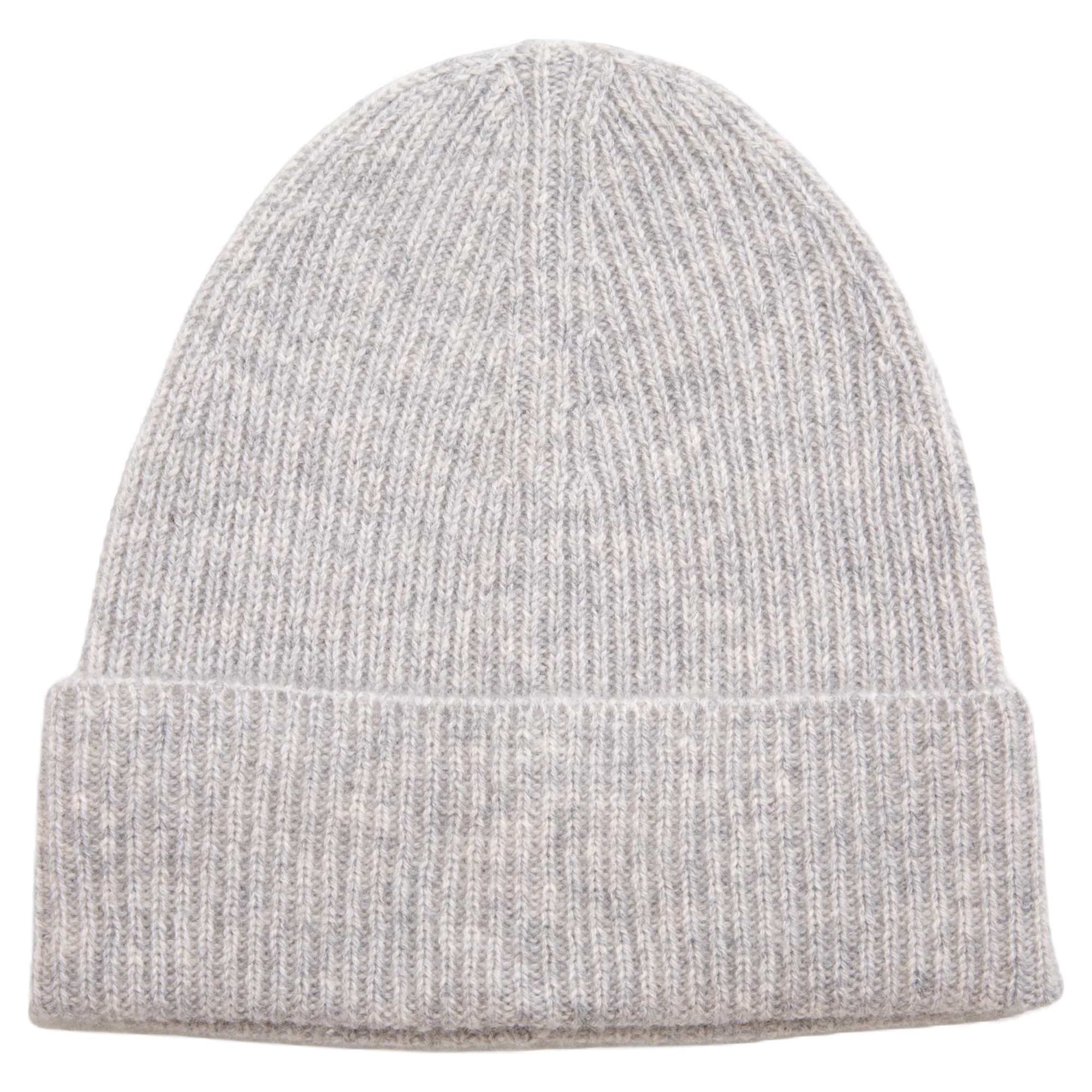 Cashmere beanie hat for children and teens - light gray  display picture 1