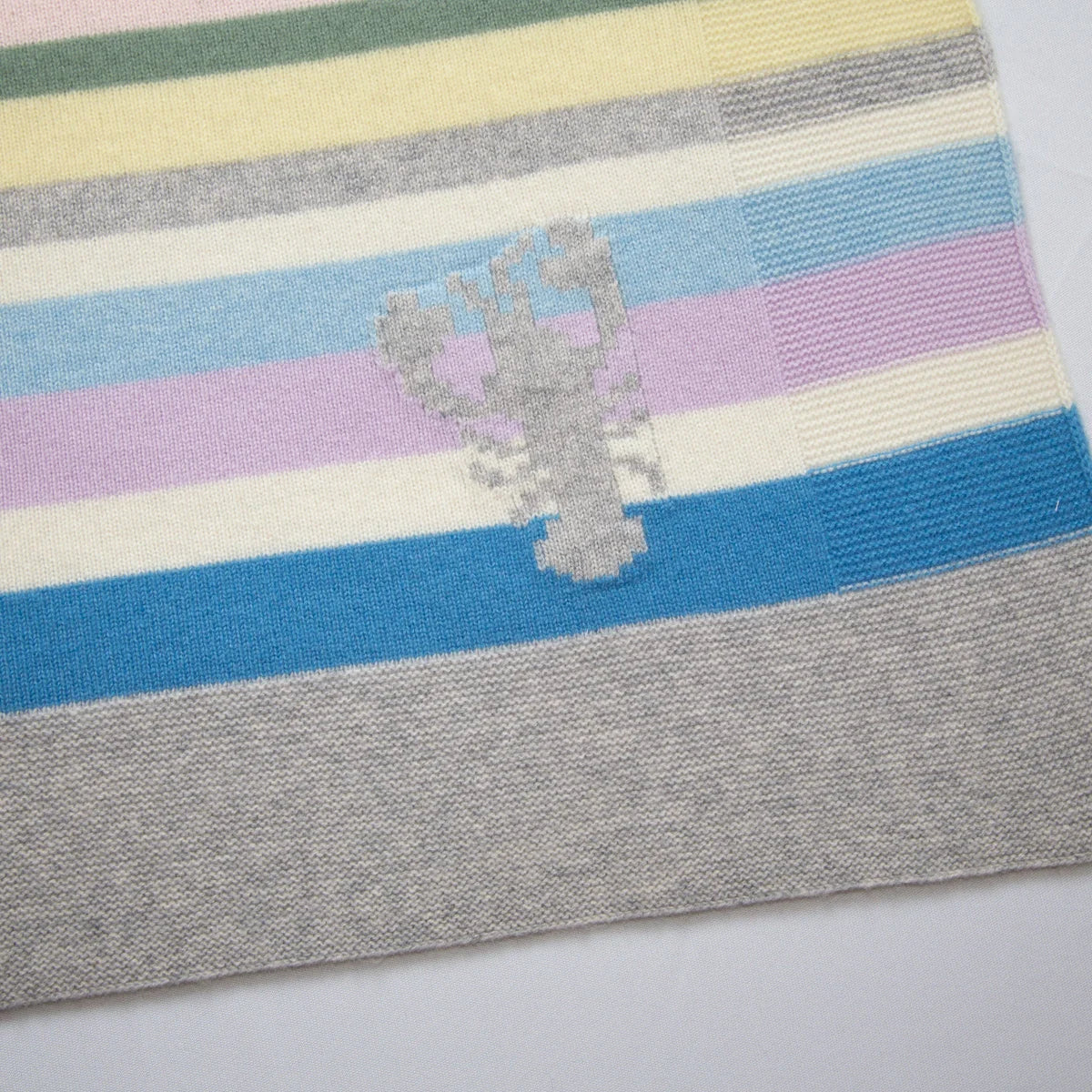 Cashmere baby blanket COLOUR FAN