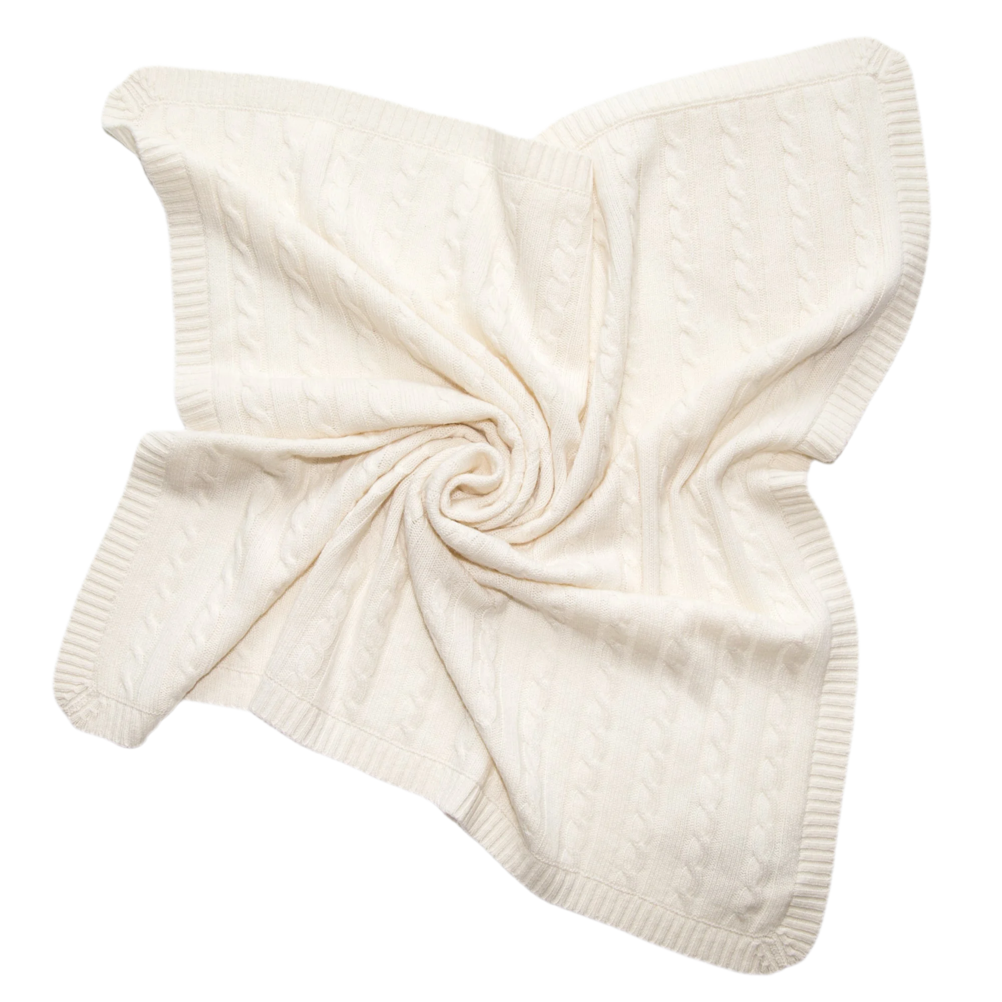 SHILOH cashmere baby blanket with hood