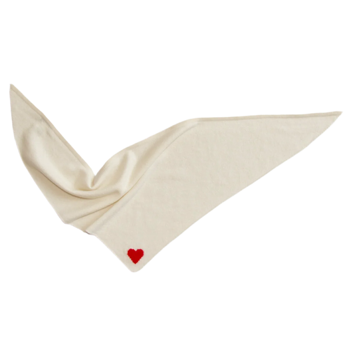 LITTLE HEART triangular scarf